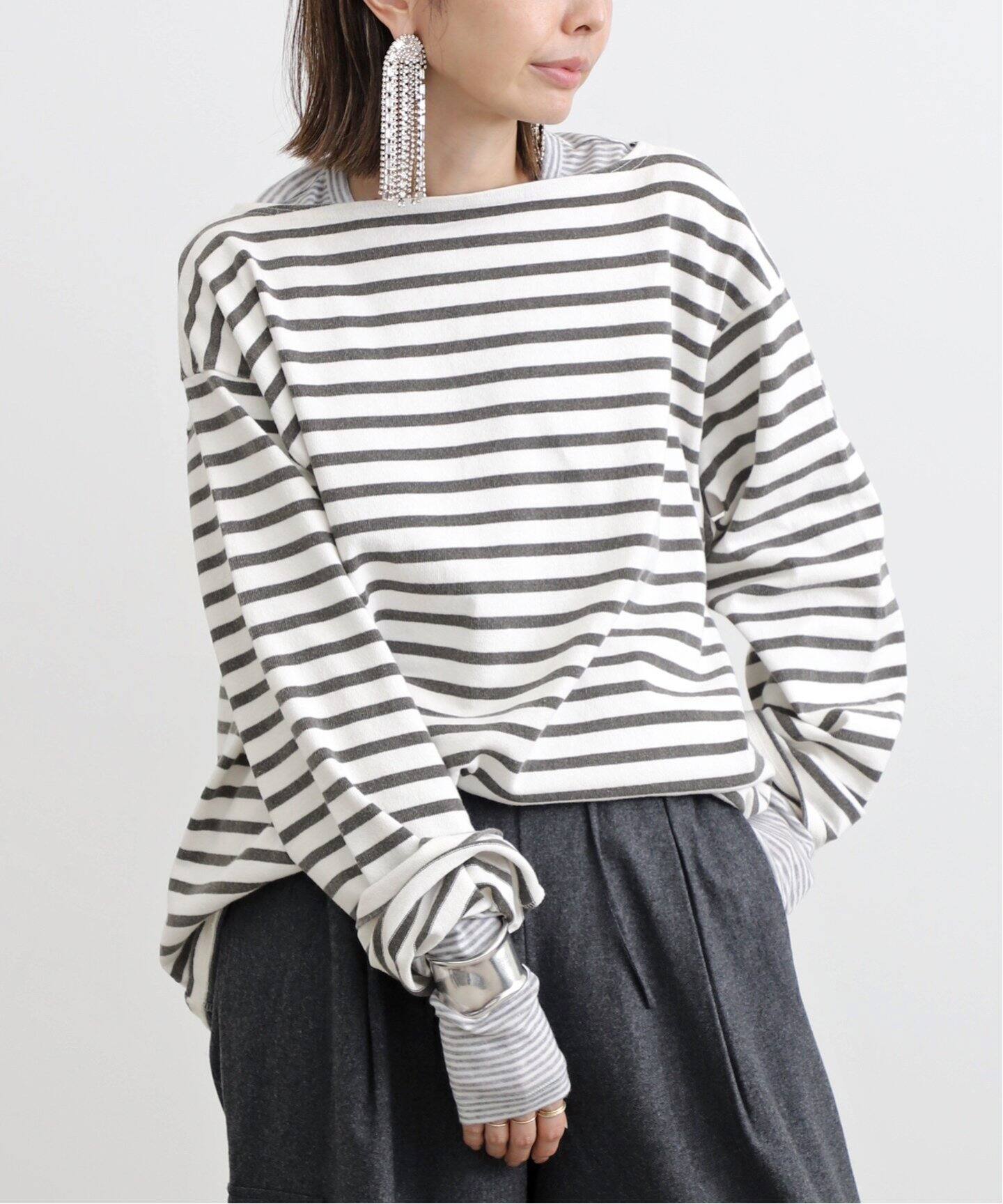 GOOD GRIEF!/グッドグリーフ】 MIDDLE BORDER TOP VTG（Tシャツ  