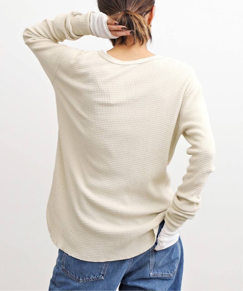 GOOD GRIEF!/グッドグリーフ】 HENLEY NECK THERMAL TOP（Tシャツ 