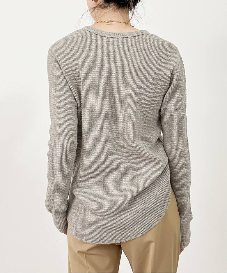 GOOD GRIEF!/グッドグリーフ】 HENLEY NECK THERMAL TOP（Tシャツ 