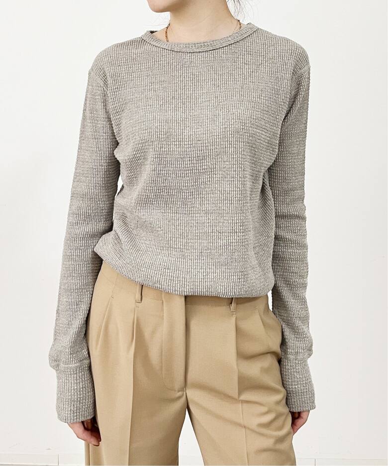 GOOD GRIEF!/グッドグリーフ】 HENLEY NECK THERMAL TOP（Tシャツ 