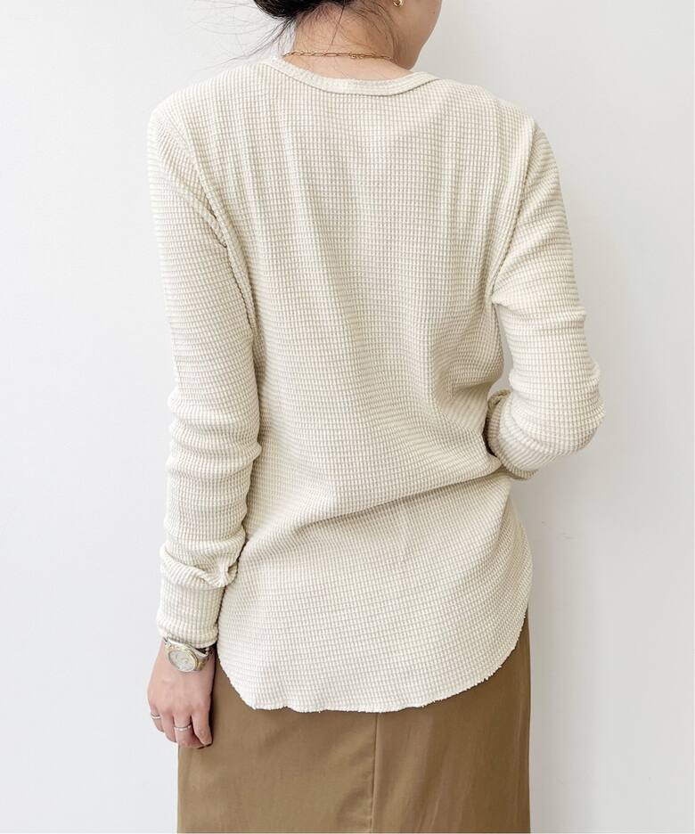 GOOD GRIEF!/グッドグリーフ】 HENLEY NECK THERMAL TOP（Tシャツ 