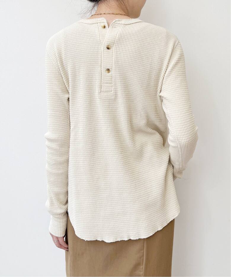 GOOD GRIEF!/グッドグリーフ】 HENLEY NECK THERMAL TOP（Tシャツ 