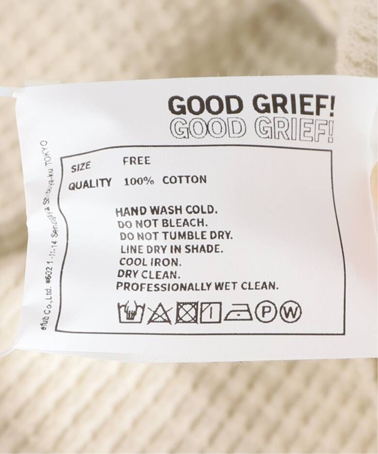 GOOD GRIEF!/グッドグリーフ】 HENLEY NECK THERMAL TOP（T 