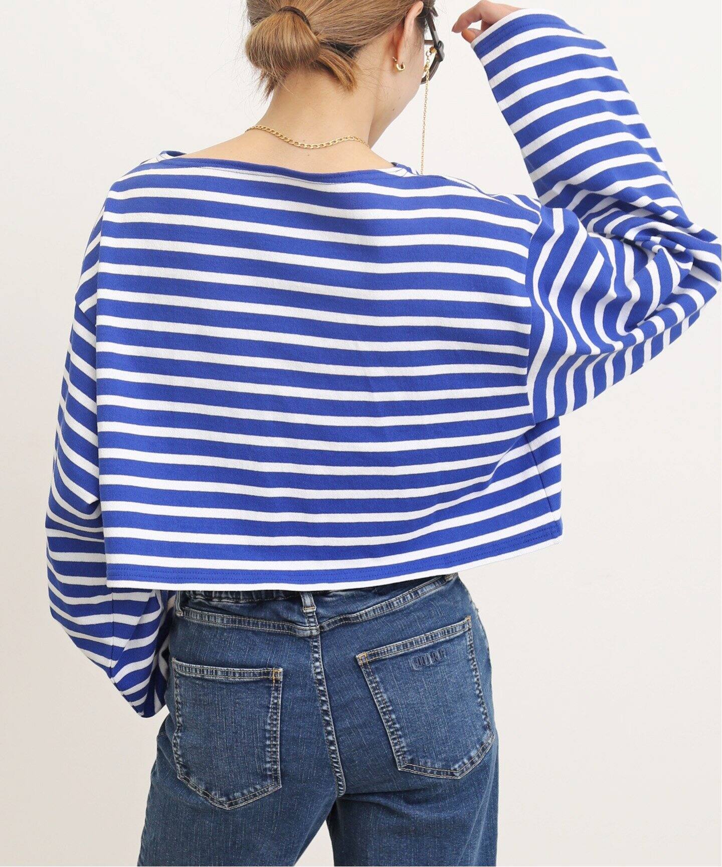 GOOD GRIEF!/グッドグリーフ】Short Border Tops（Tシャツ／カットソー 