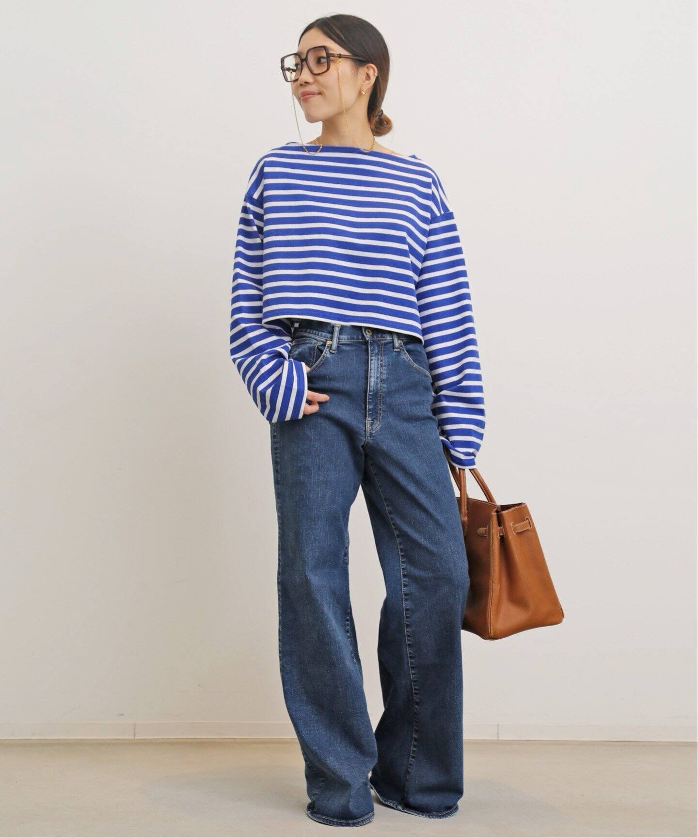 GOOD GRIEF!/グッドグリーフ】Short Border Tops（Tシャツ／カットソー  