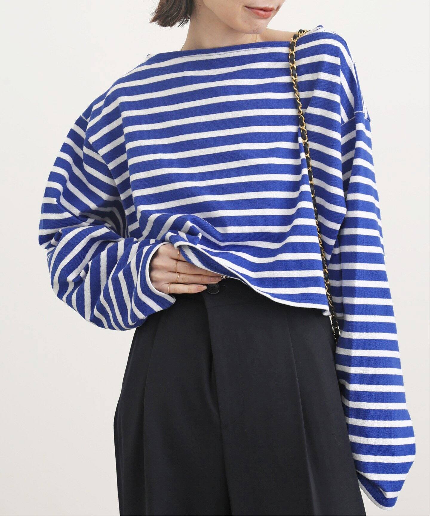 GOOD GRIEF!/グッドグリーフ】Short Border Tops（Tシャツ／カットソー 