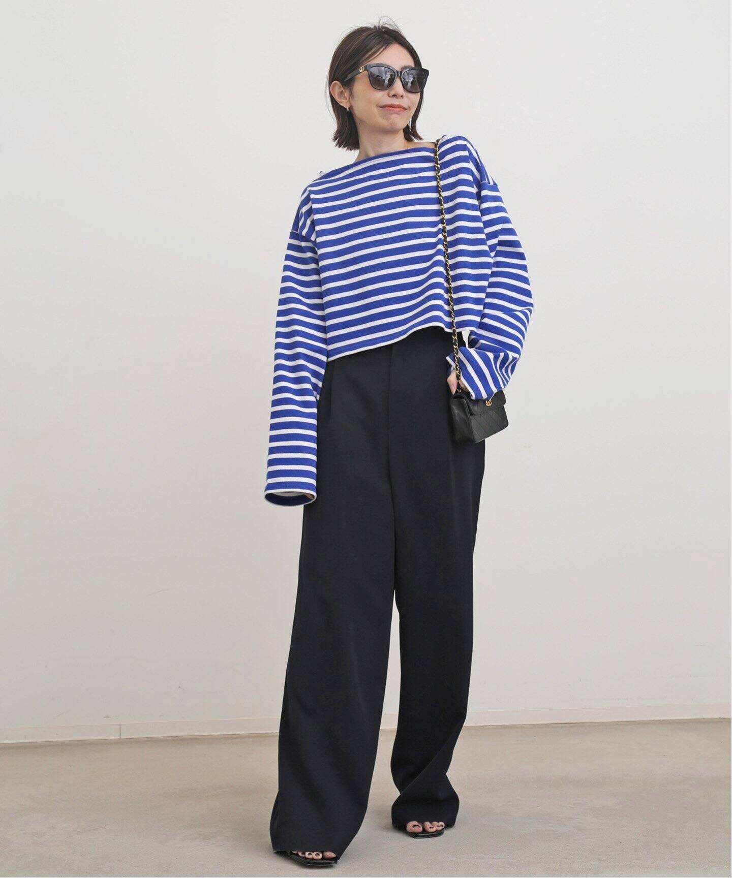 GOOD GRIEF!/グッドグリーフ】Short Border Tops（Tシャツ／カットソー  