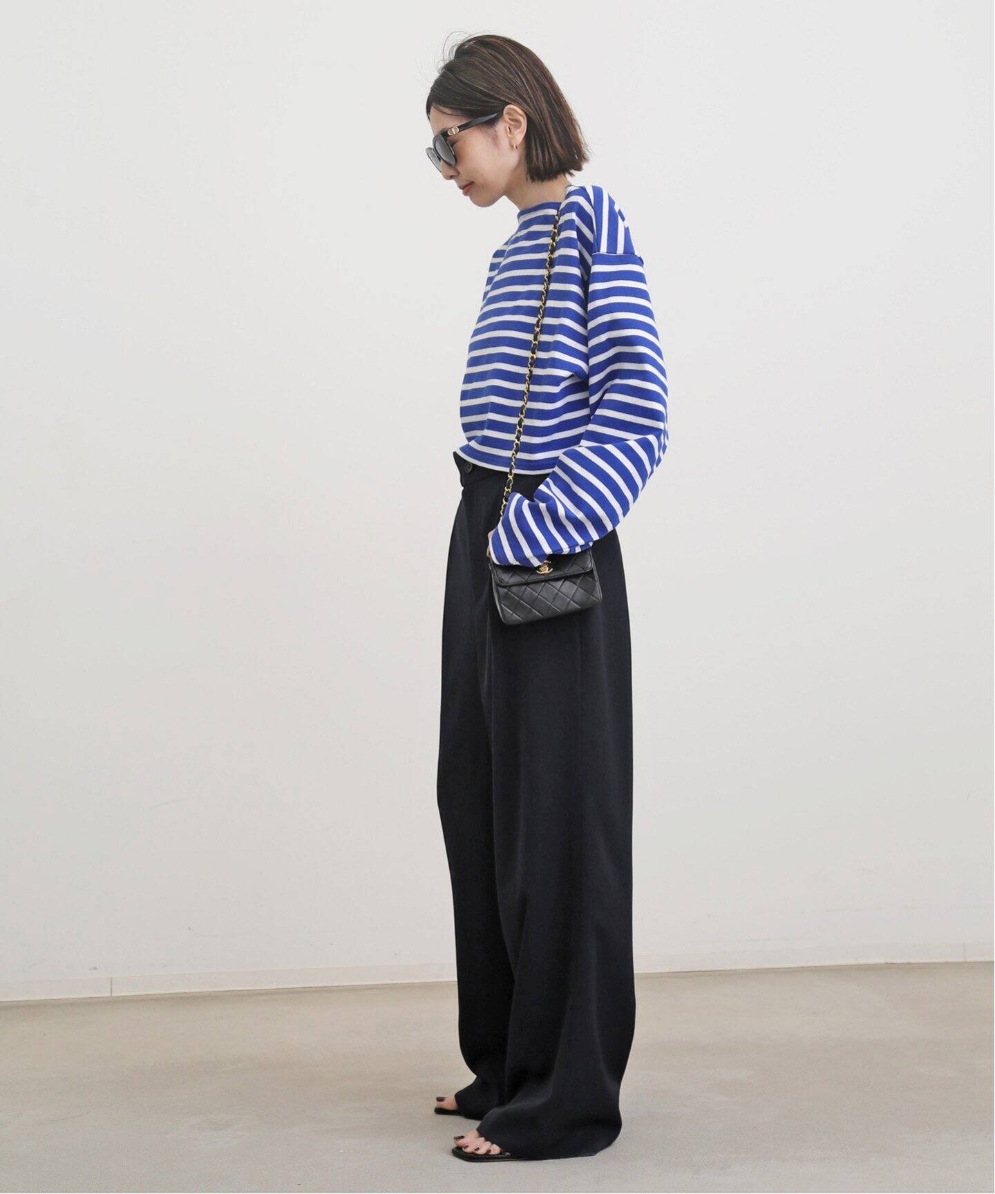 GOOD GRIEF!/グッドグリーフ】Short Border Tops（Tシャツ／カットソー 