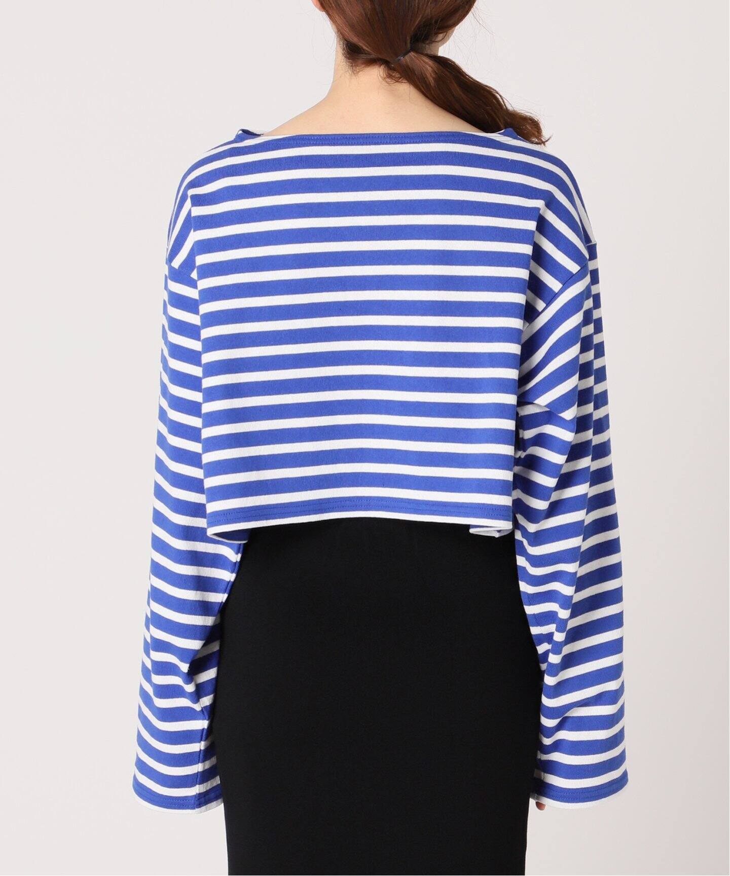 GOOD GRIEF!/グッドグリーフ】Short Border Tops（Tシャツ／カットソー 