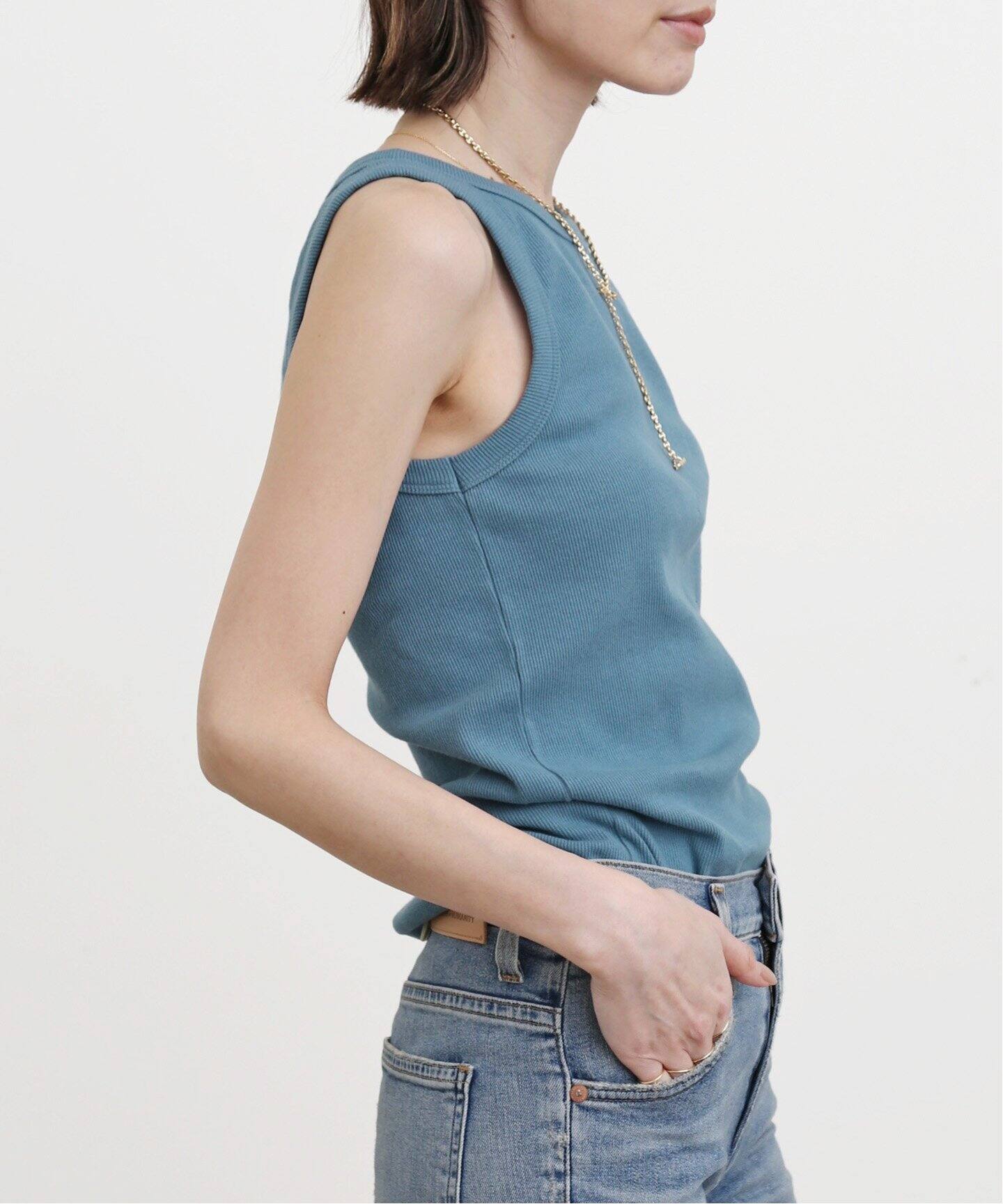 GOOD GRIEF/グッドグリーフ】 Rib Tank Top（タンクトップ）｜L  