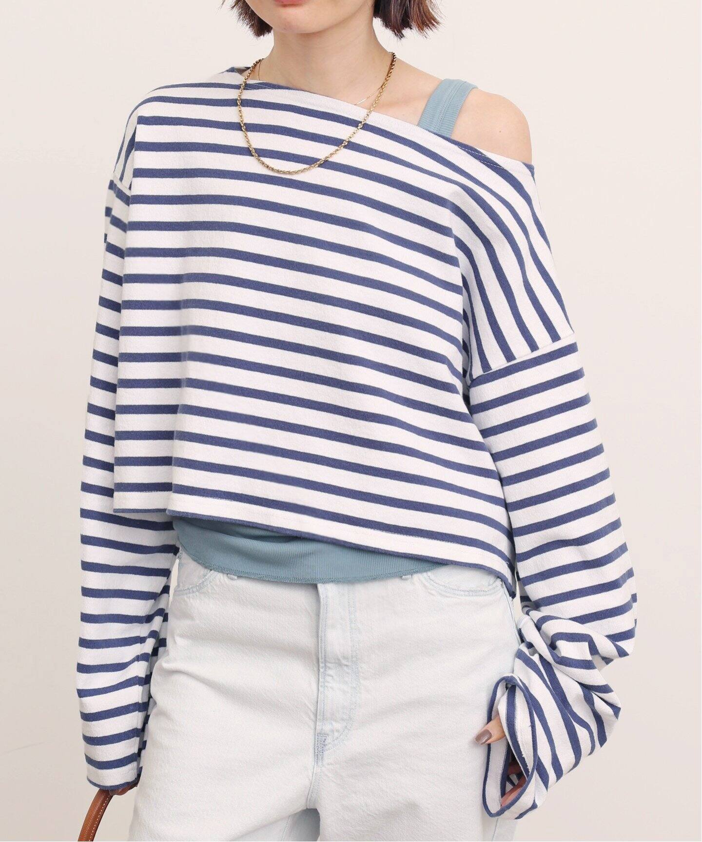 GOOD GRIEF！/グッドグリーフ】SHORT BORDER TOP VINTAGE（Tシャツ  