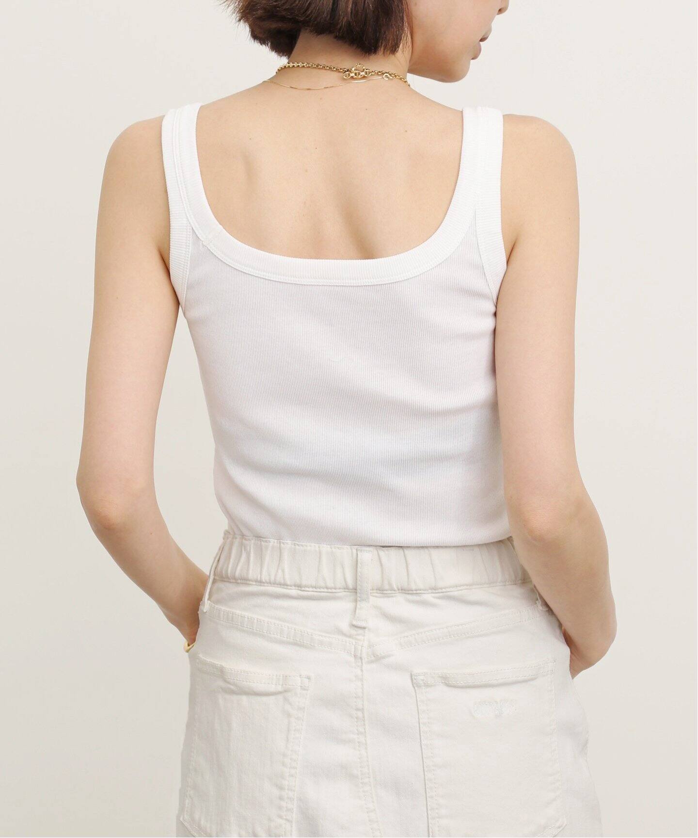 GOOD GRIEF!/グッドグリーフ】SQUARE NECK TANK TOP（タンクトップ 
