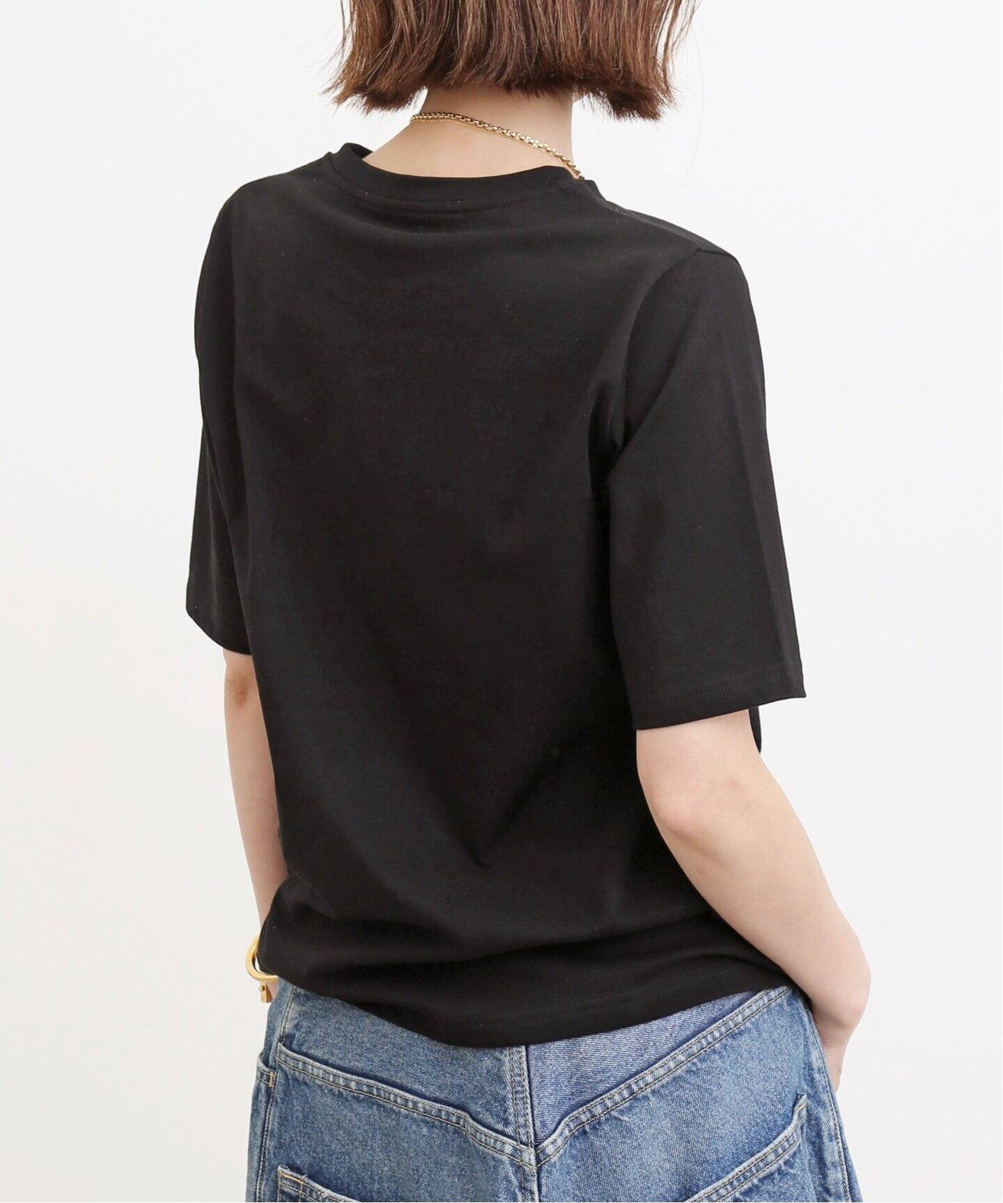 【新品】L'Appartement Beautiful T Shirts 黒 Beautiful T Shirt（Tシャツ／カットソー）｜L'Appartement