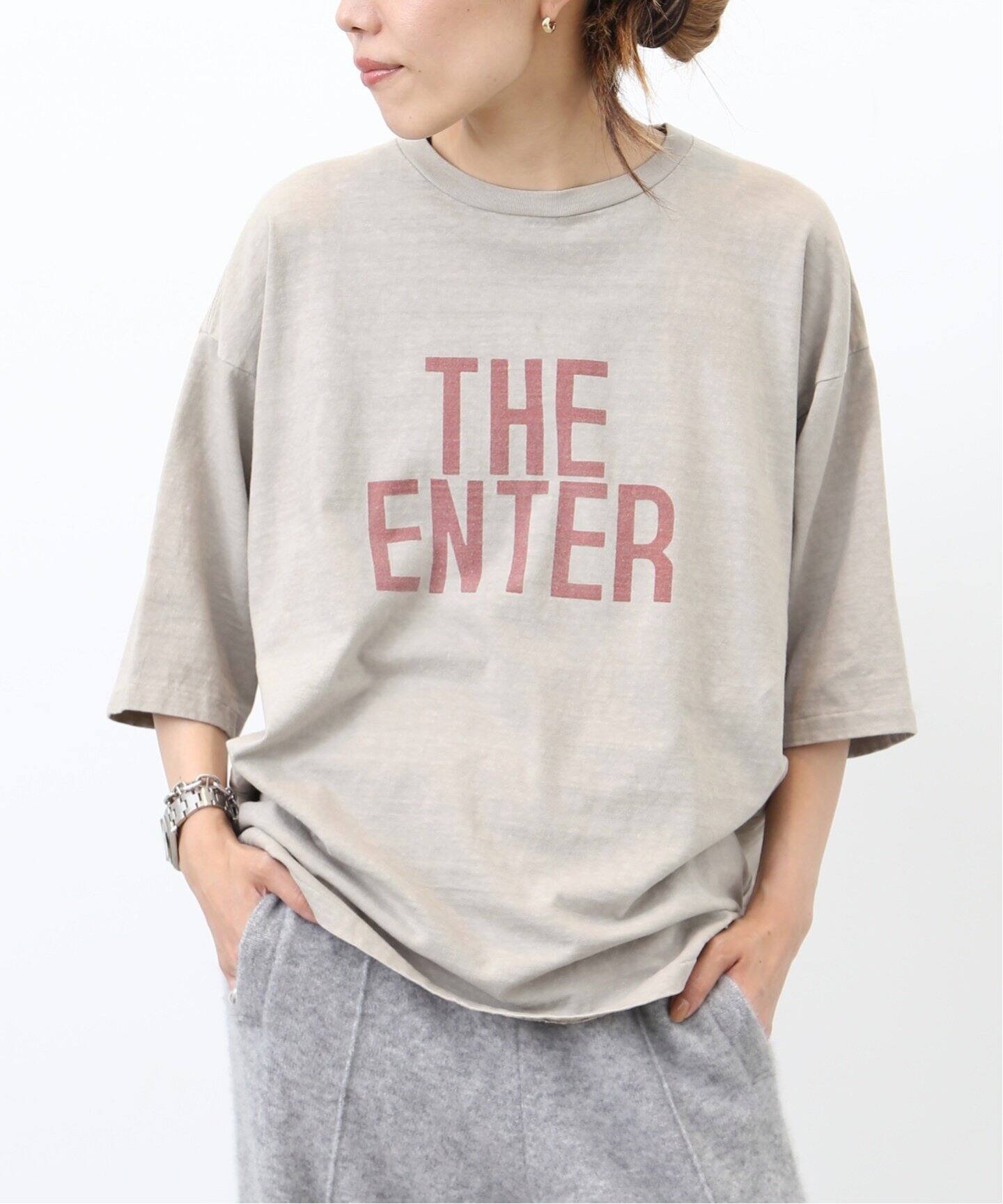 REMI RELIEF/レミレリーフ】 THE ENTER7ブソデTシャツ（Tシャツ  