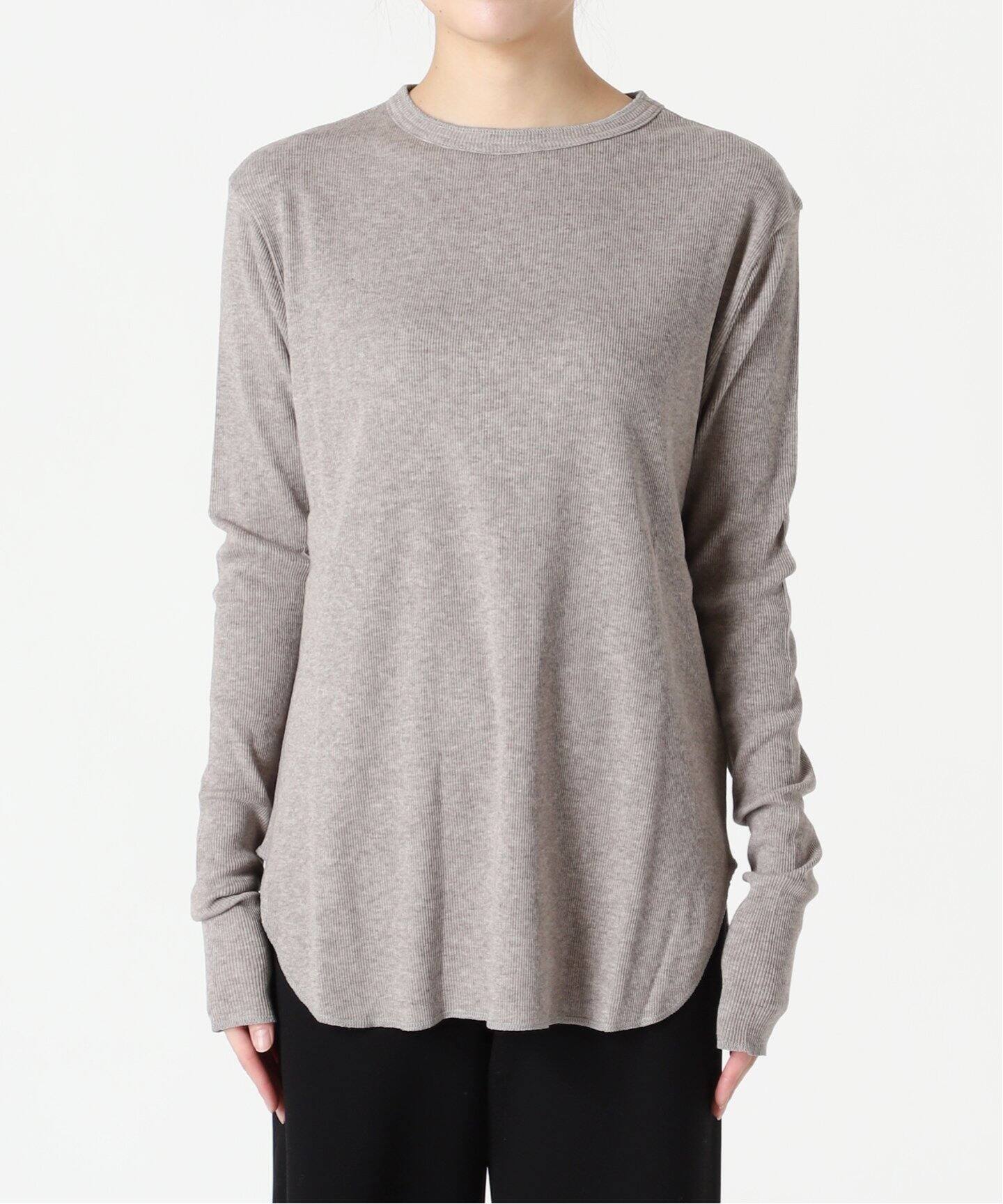 Rib Longsleeve T-sh（Tシャツ／カットソー）｜L