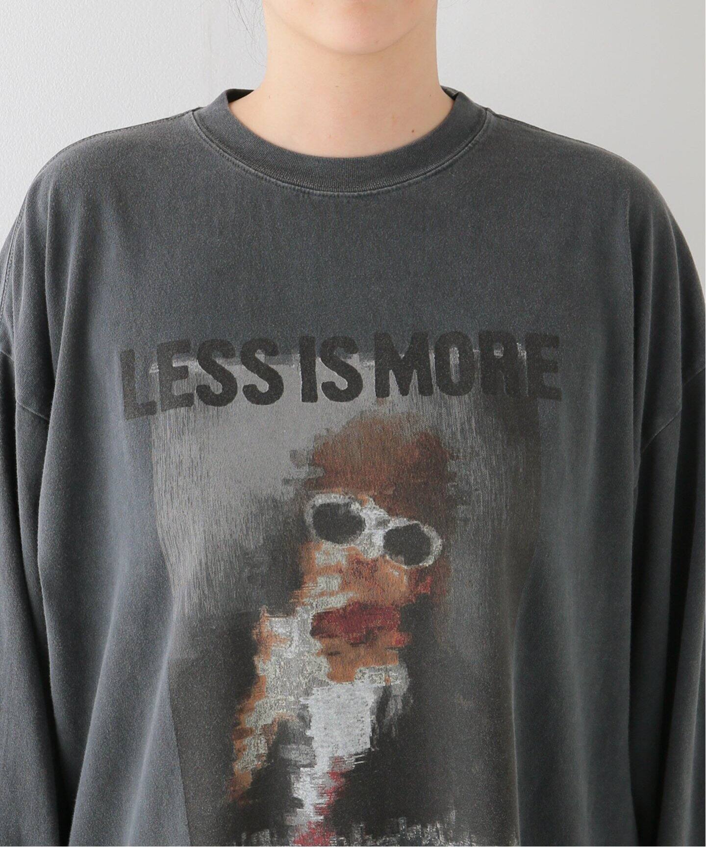REMI RELIEF/レミレリーフ】 LESS IS MORE L/S T-SH（Tシャツ  