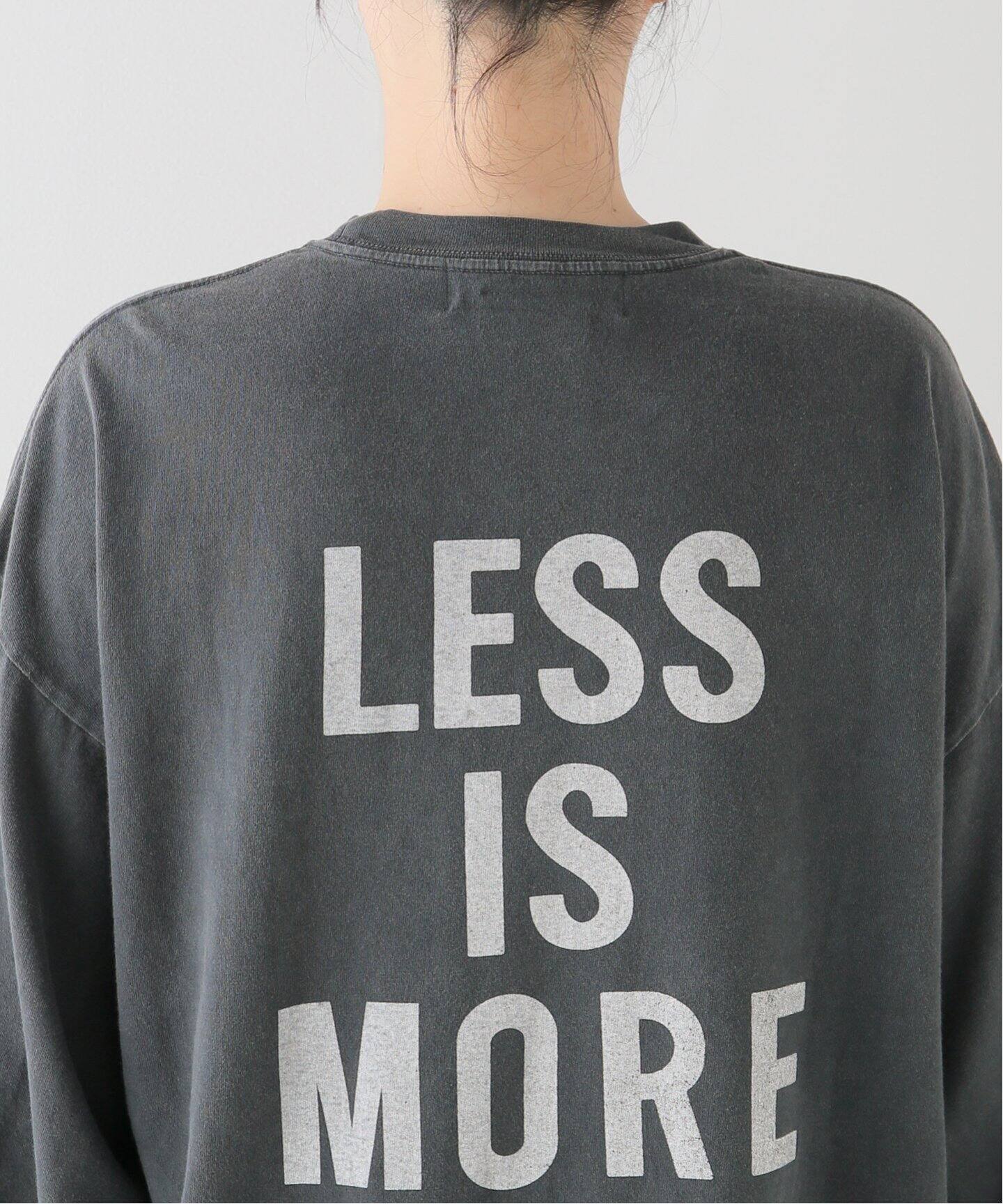 REMI RELIEF/レミレリーフ】 LESS IS MORE L/S T-SH（Tシャツ 
