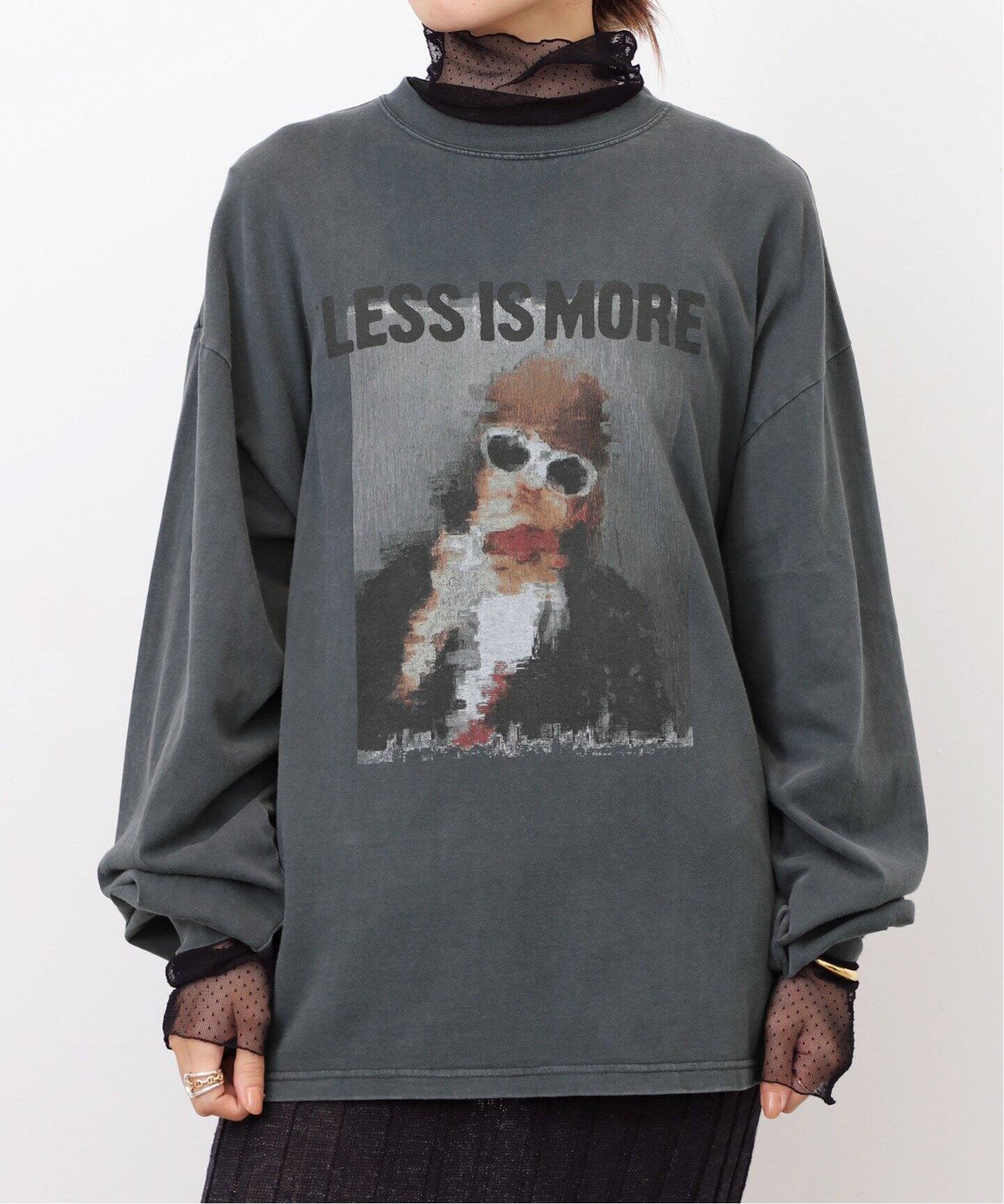 REMI RELIEF/レミレリーフ】 LESS IS MORE L/S T-SH（Tシャツ 