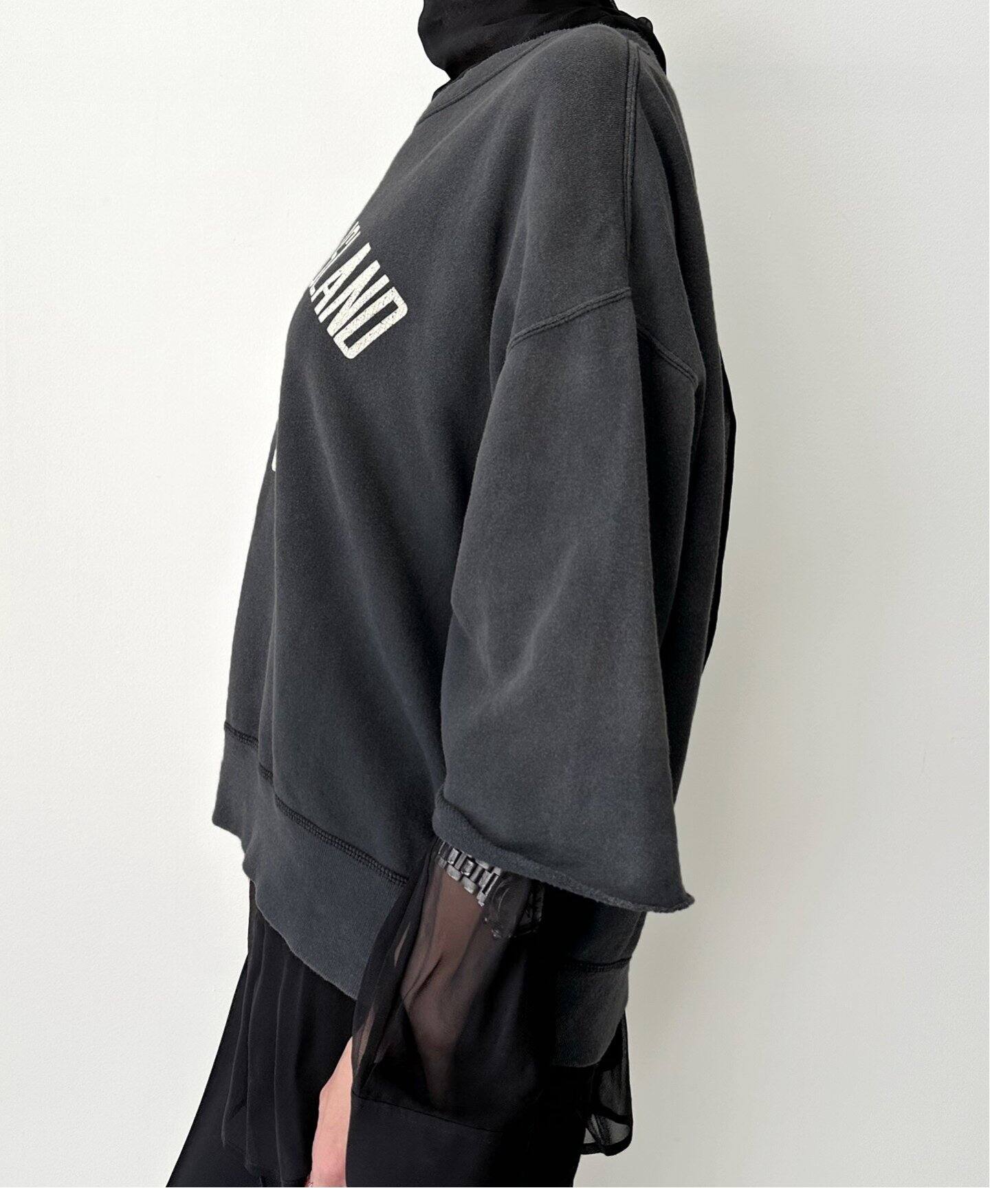 STAMMBAUM/シュタンバウム】 HALF SLEEVE LOGO SWEAT（スウェット）｜L  