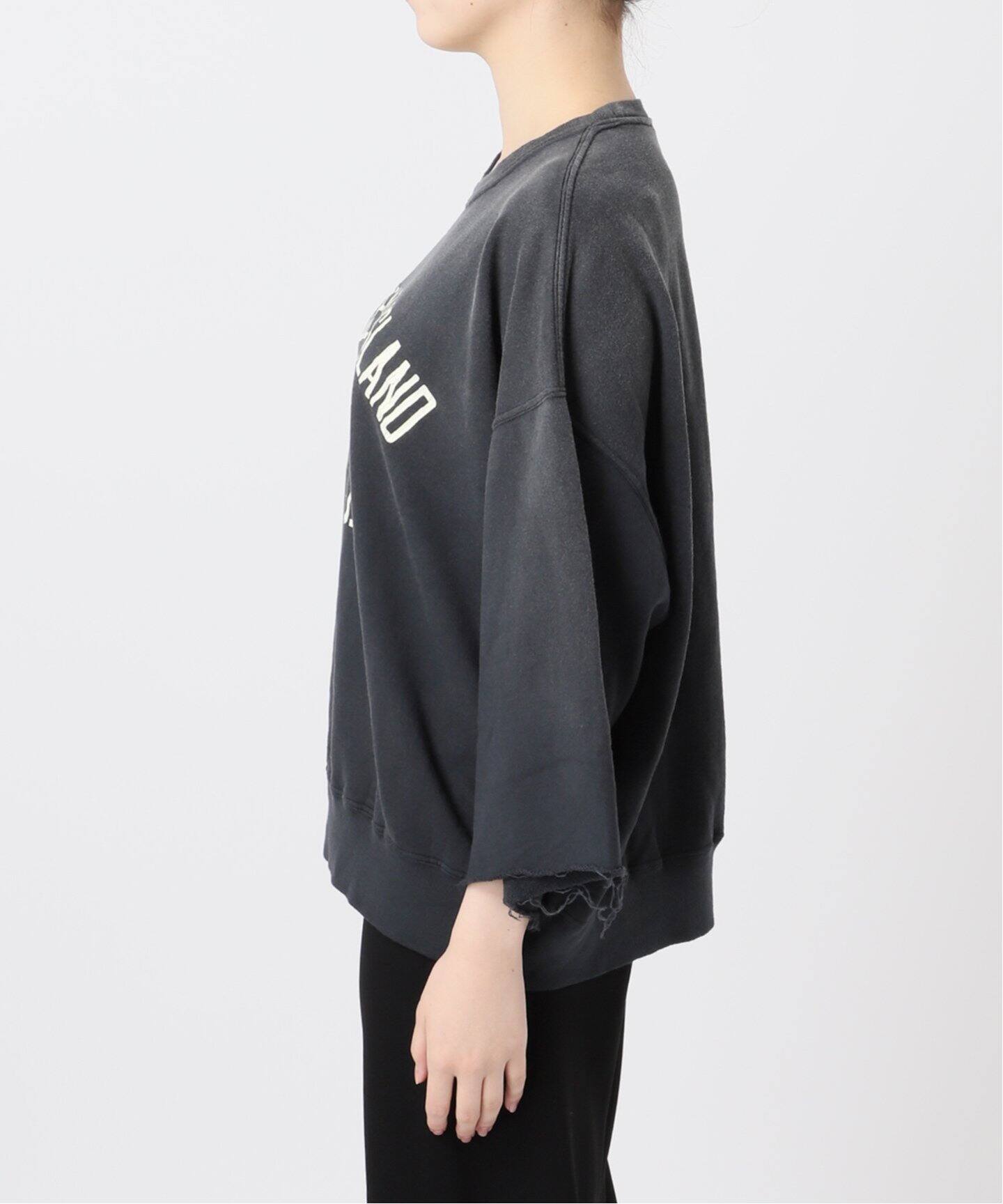 STAMMBAUM/シュタンバウム】 HALF SLEEVE LOGO SWEAT（スウェット）｜L  