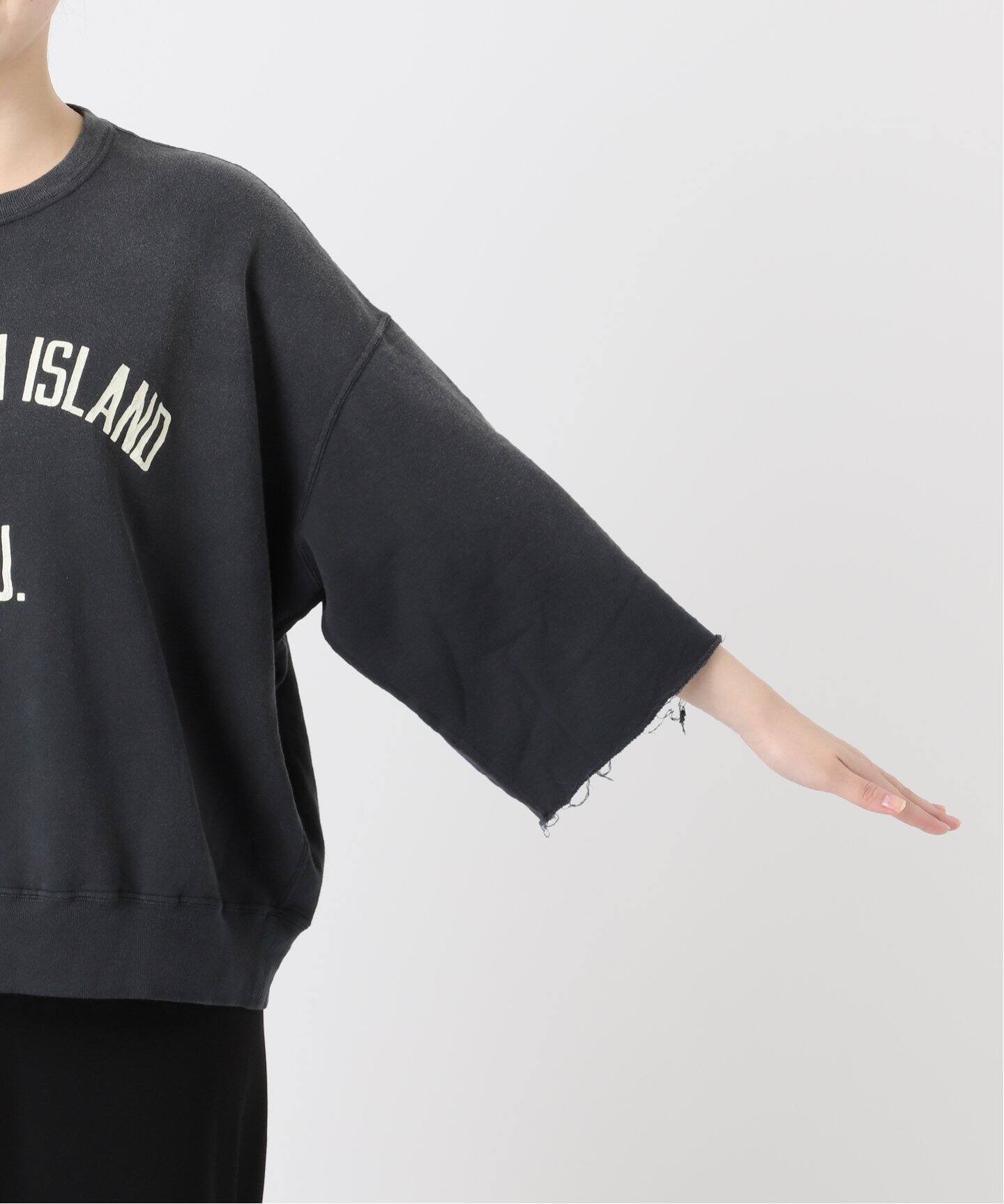 STAMMBAUM/シュタンバウム】 HALF SLEEVE LOGO SWEAT（スウェット）｜L 