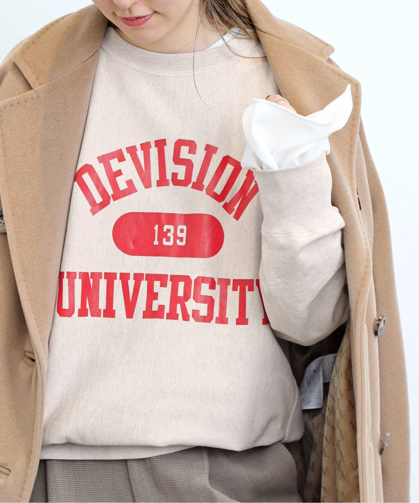 STAMMBAUM/シュタンバウム】 DEVISION CREW NECK SWEAT（スウェット  
