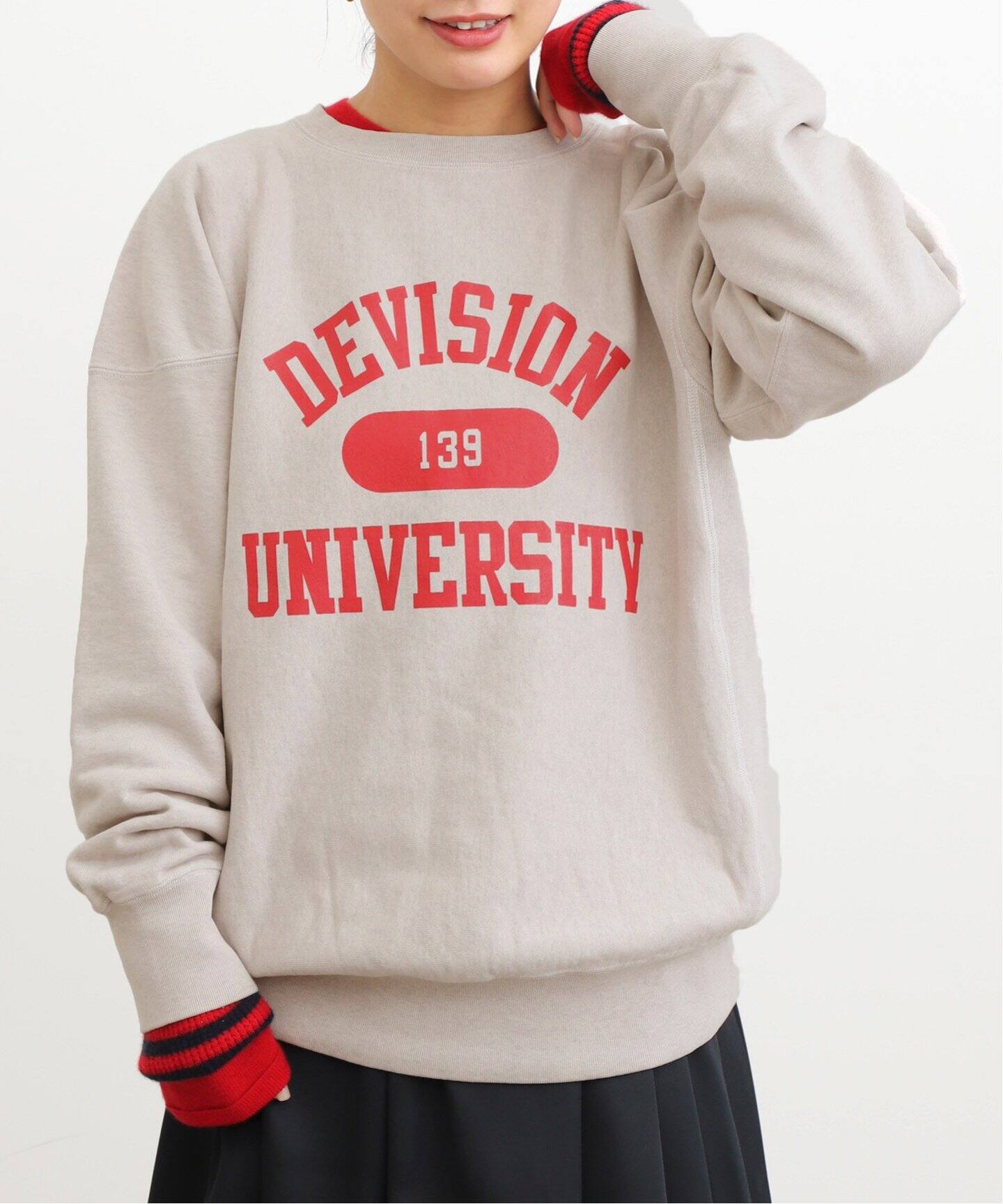 STAMMBAUM/シュタンバウム】 DEVISION CREW NECK SWEAT（スウェット  