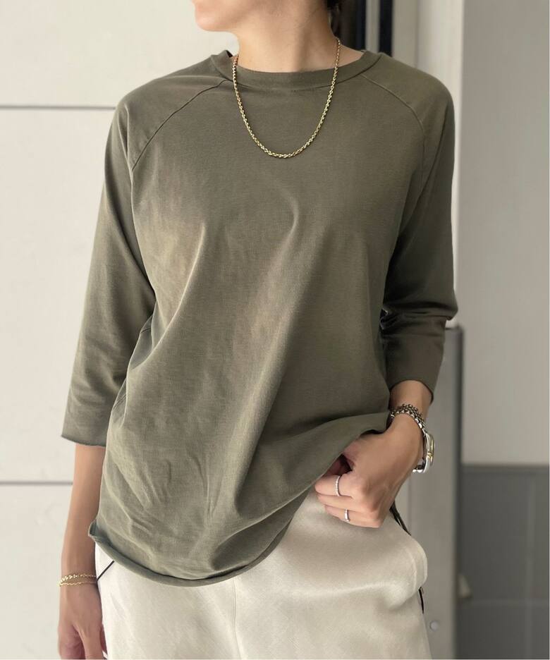 REMI RELIEF/レミレリーフ】ラグランスリーブカットソー（T 