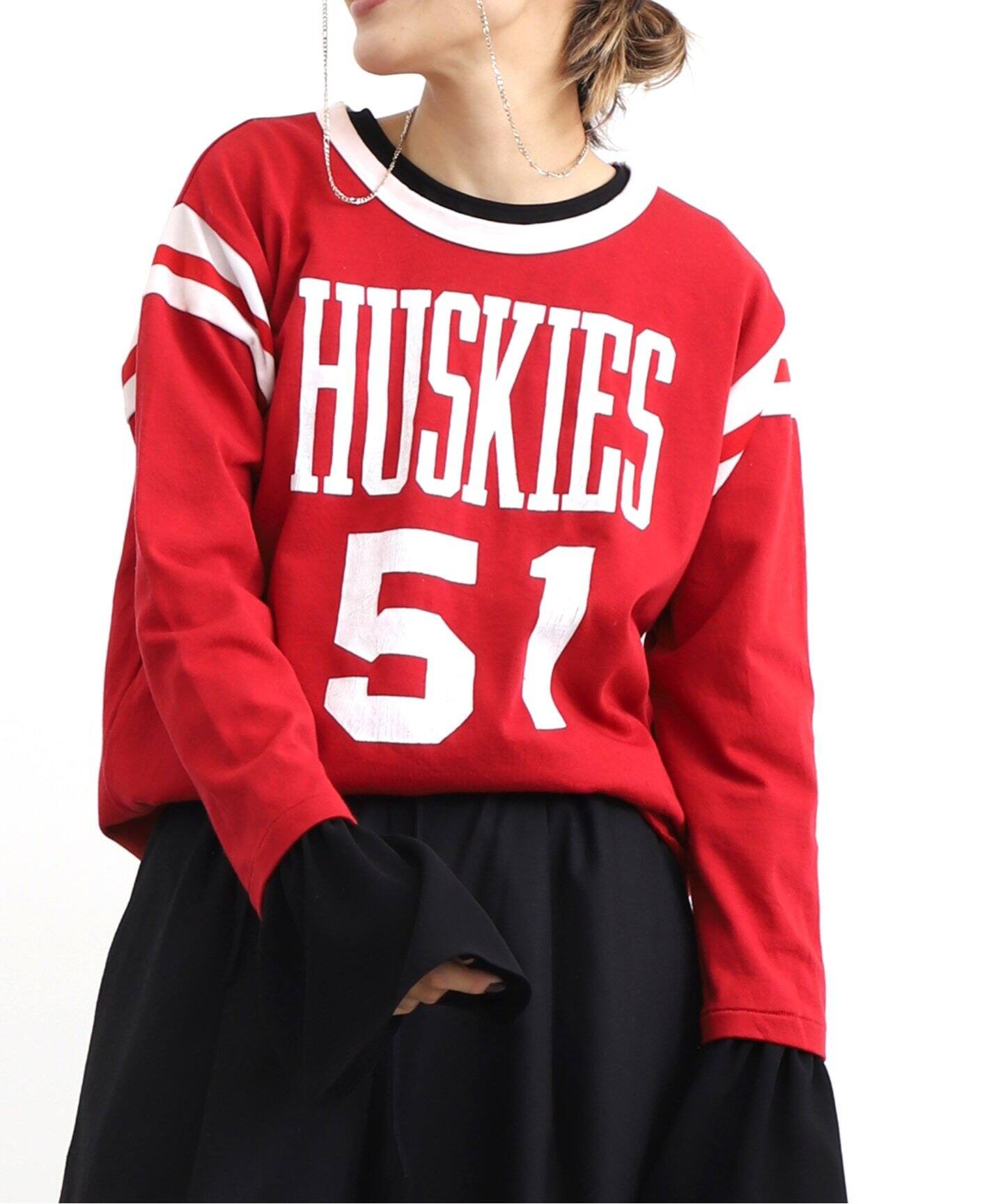 STAMMBAUM/シュタンバウム】 HUSKIES T-SHIRT（Tシャツ／カットソー 