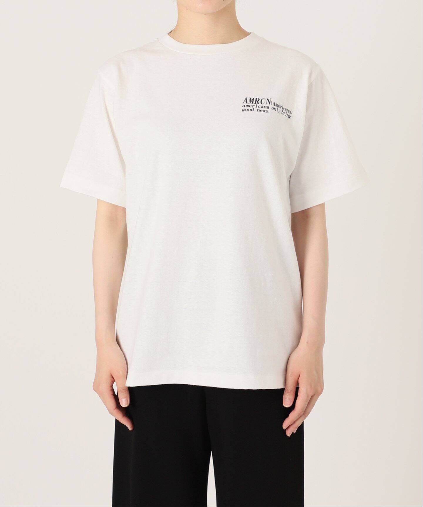 Americana/アメリカーナ】AMRCN T-SH（Tシャツ／カットソー）｜L  
