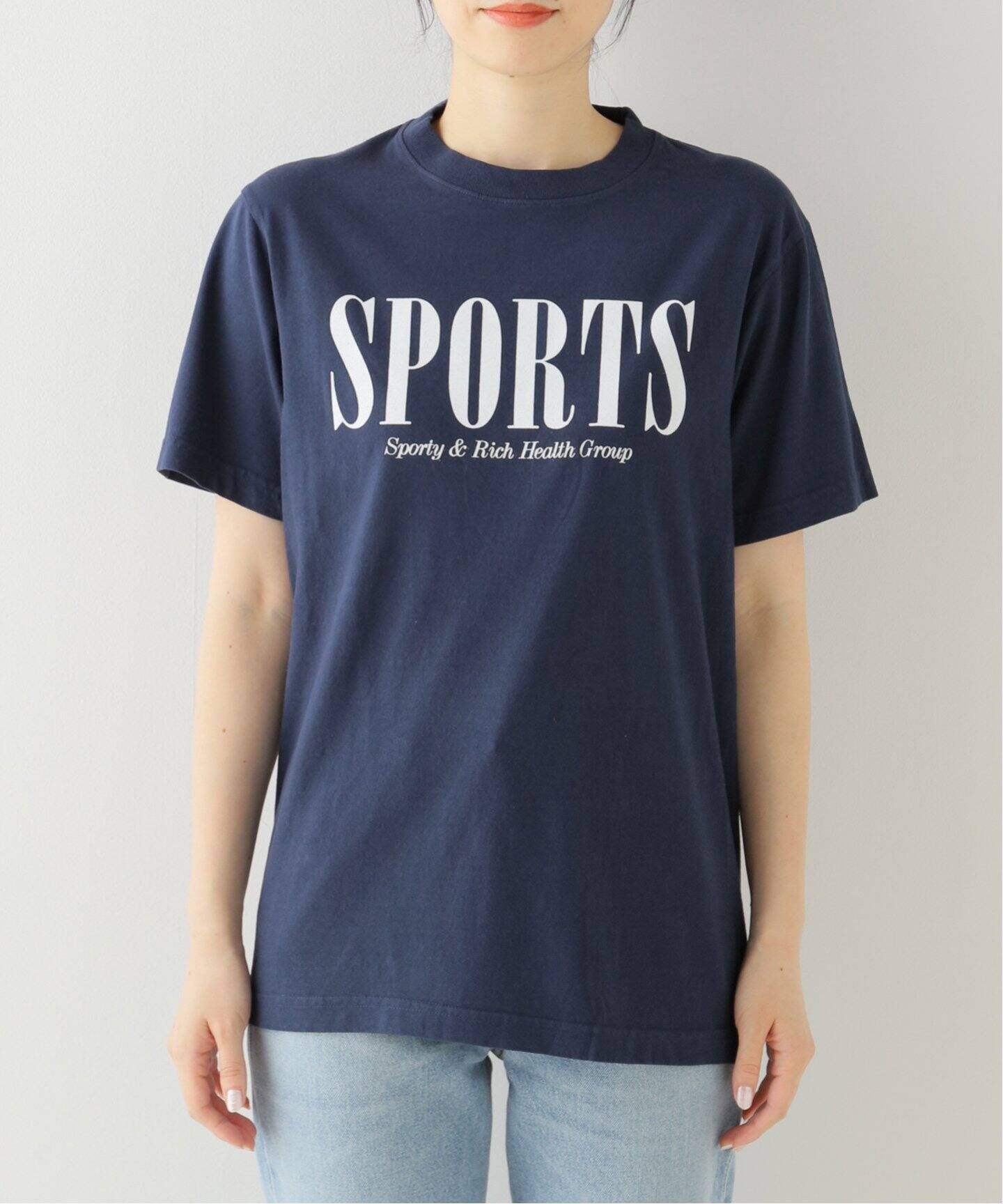 SPORTY&RICH】 SPORTS T-SHIRT（Tシャツ／カットソー）｜L 
