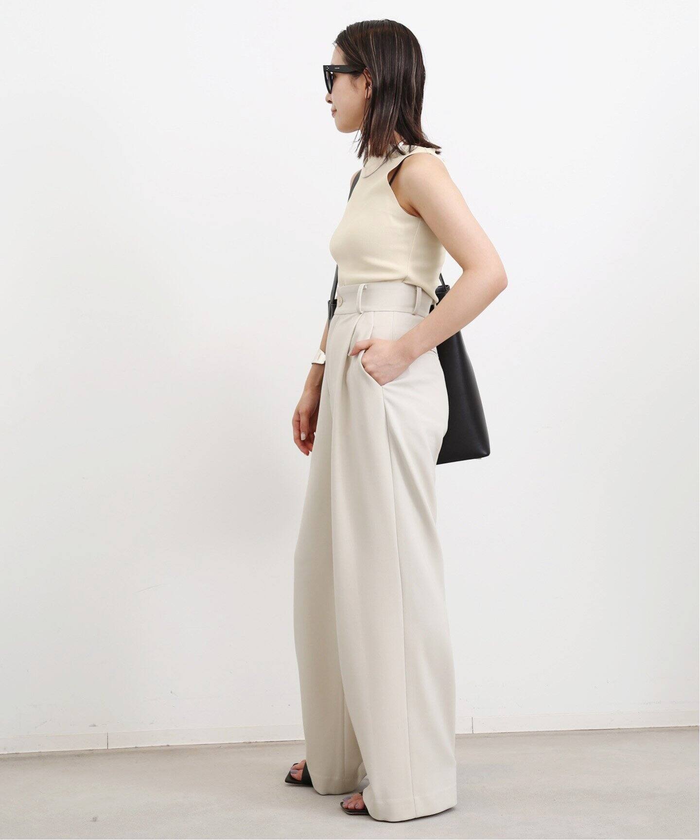 BIRROT/ビロット】BOATNECK TOPS（ニット／セーター）｜L
