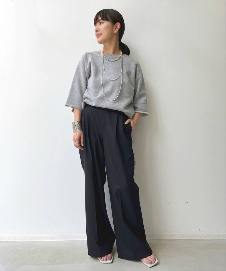 LOOPWHEELER x LOWERCASE】Half sleeve Sweat（Tシャツ／カットソー  