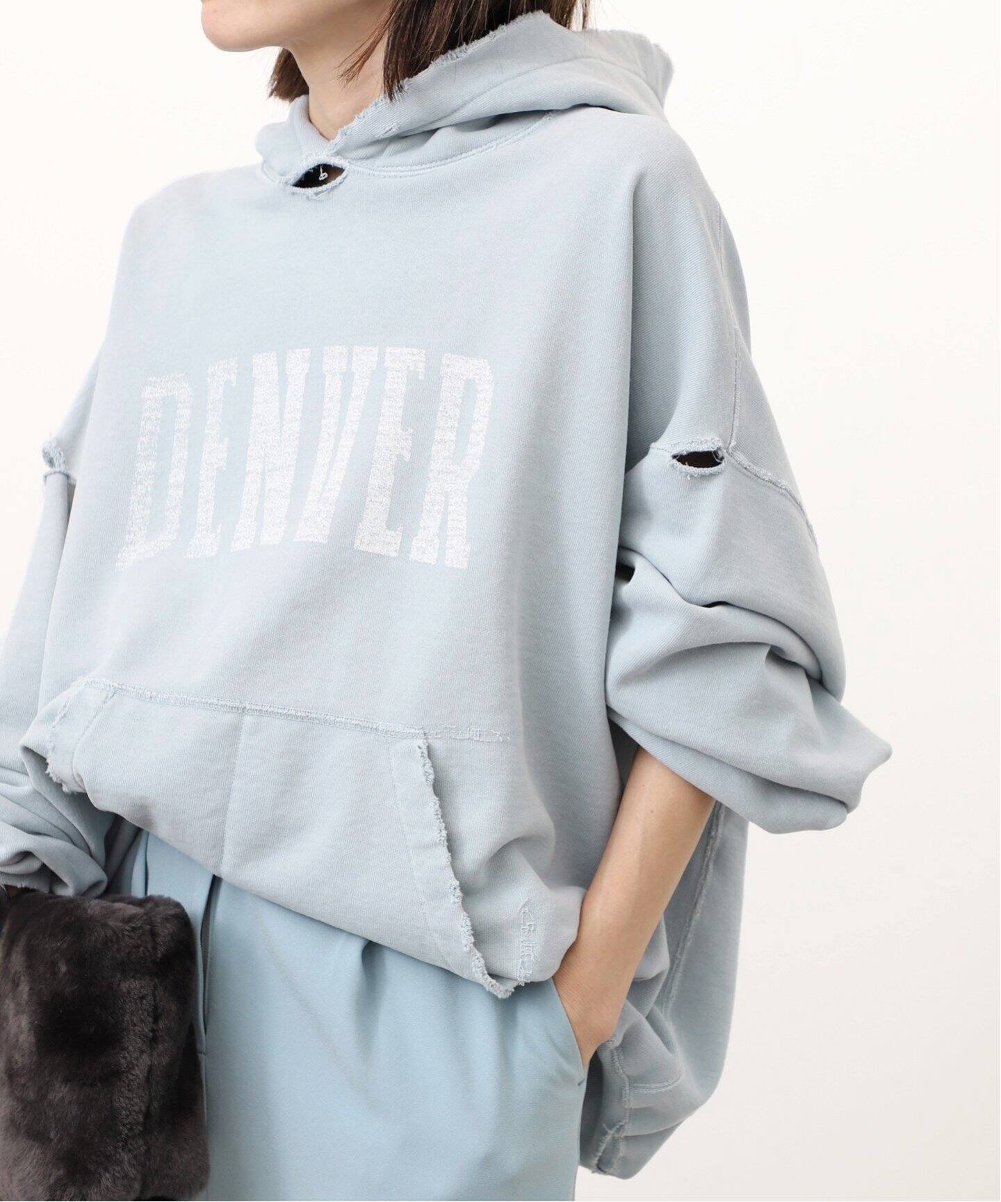 REMI RELIEF/レミレリーフ】 DENVER フードスウェット（パーカー）｜L  