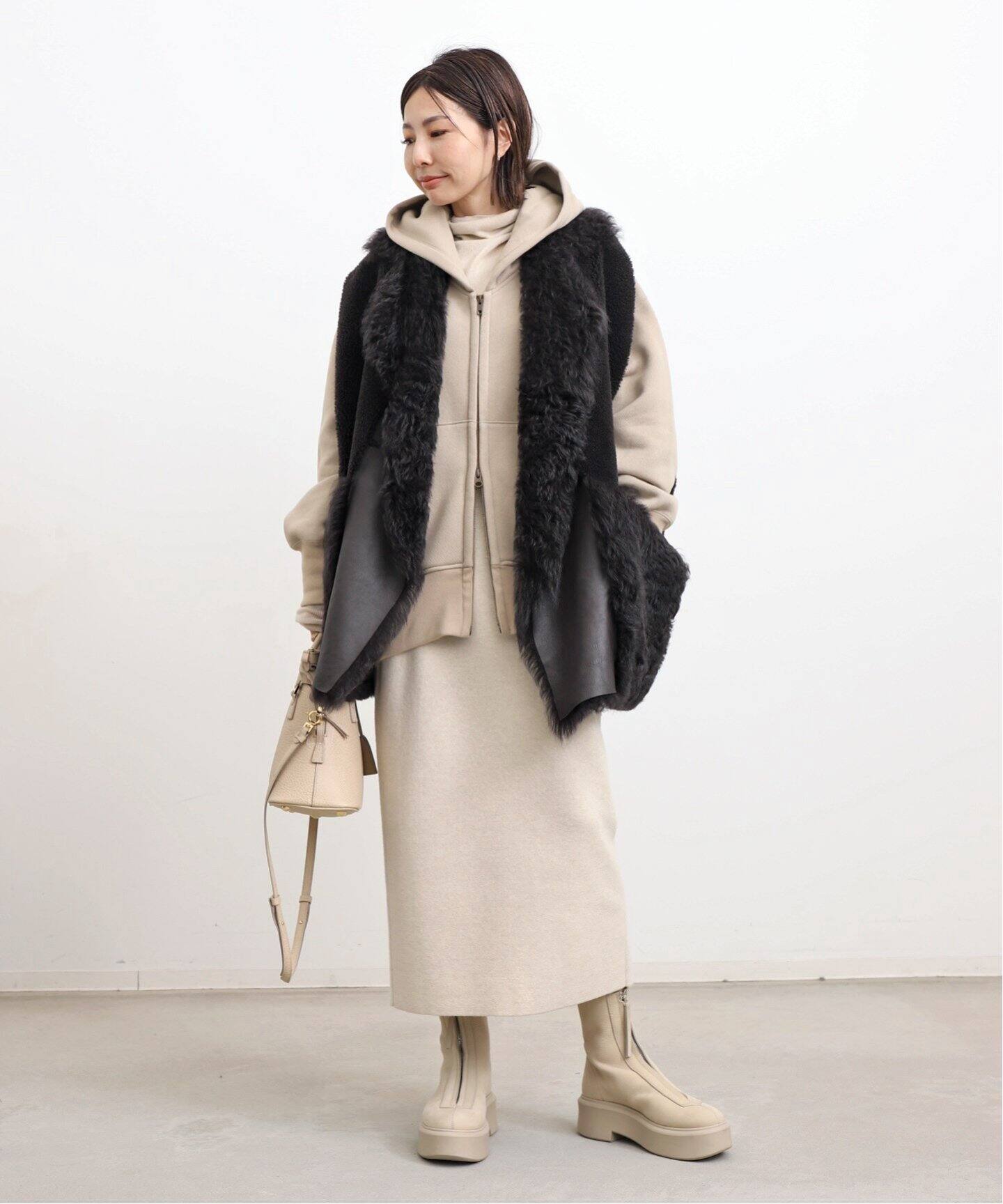 AMERICANA/アメリカーナ】 WIDE FULLZIP HOODIE（パーカー）｜L  