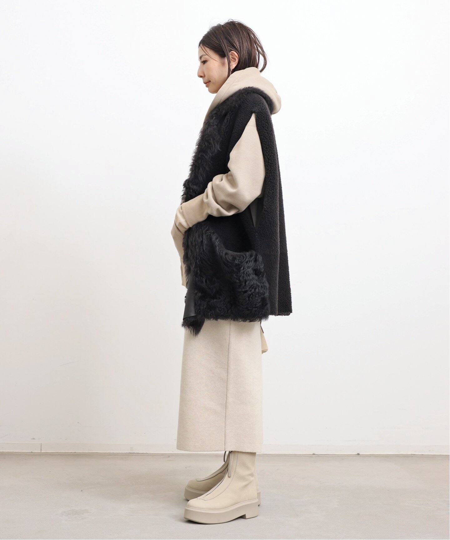 AMERICANA/アメリカーナ】 WIDE FULLZIP HOODIE（パーカー）｜L 