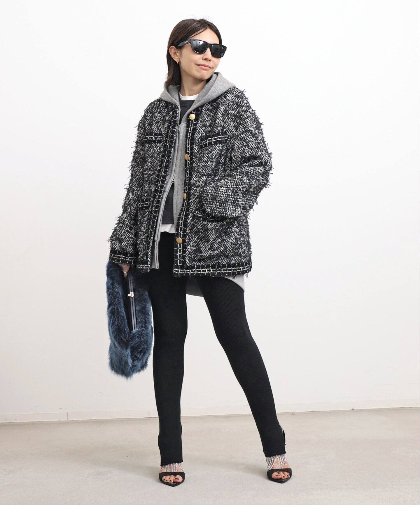 AMERICANA/アメリカーナ】 WIDE FULLZIP HOODIE（パーカー）｜L  