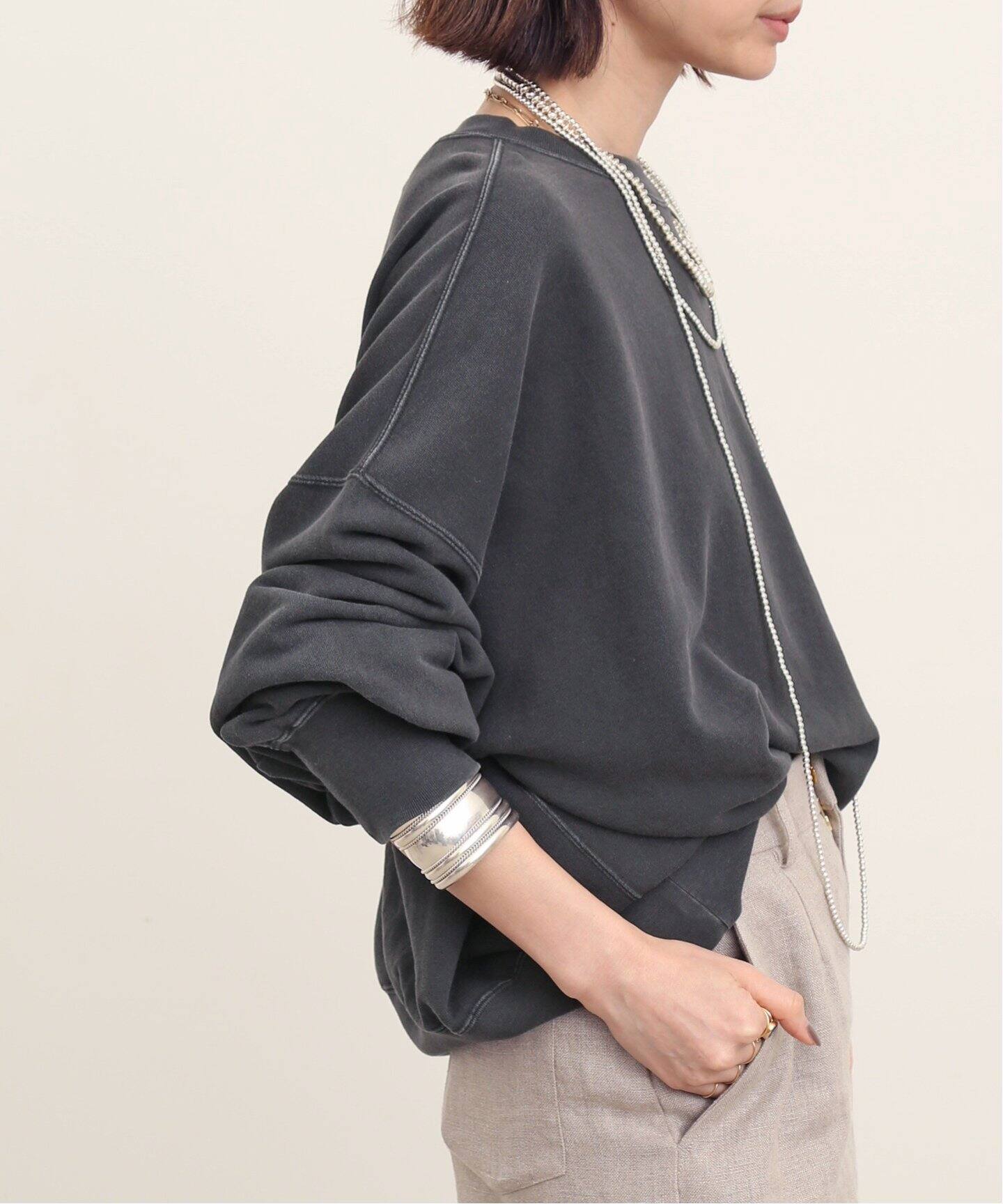 REMI RELIEF/レミレリーフ】SWEAT PULLOVER（スウェット）｜L  