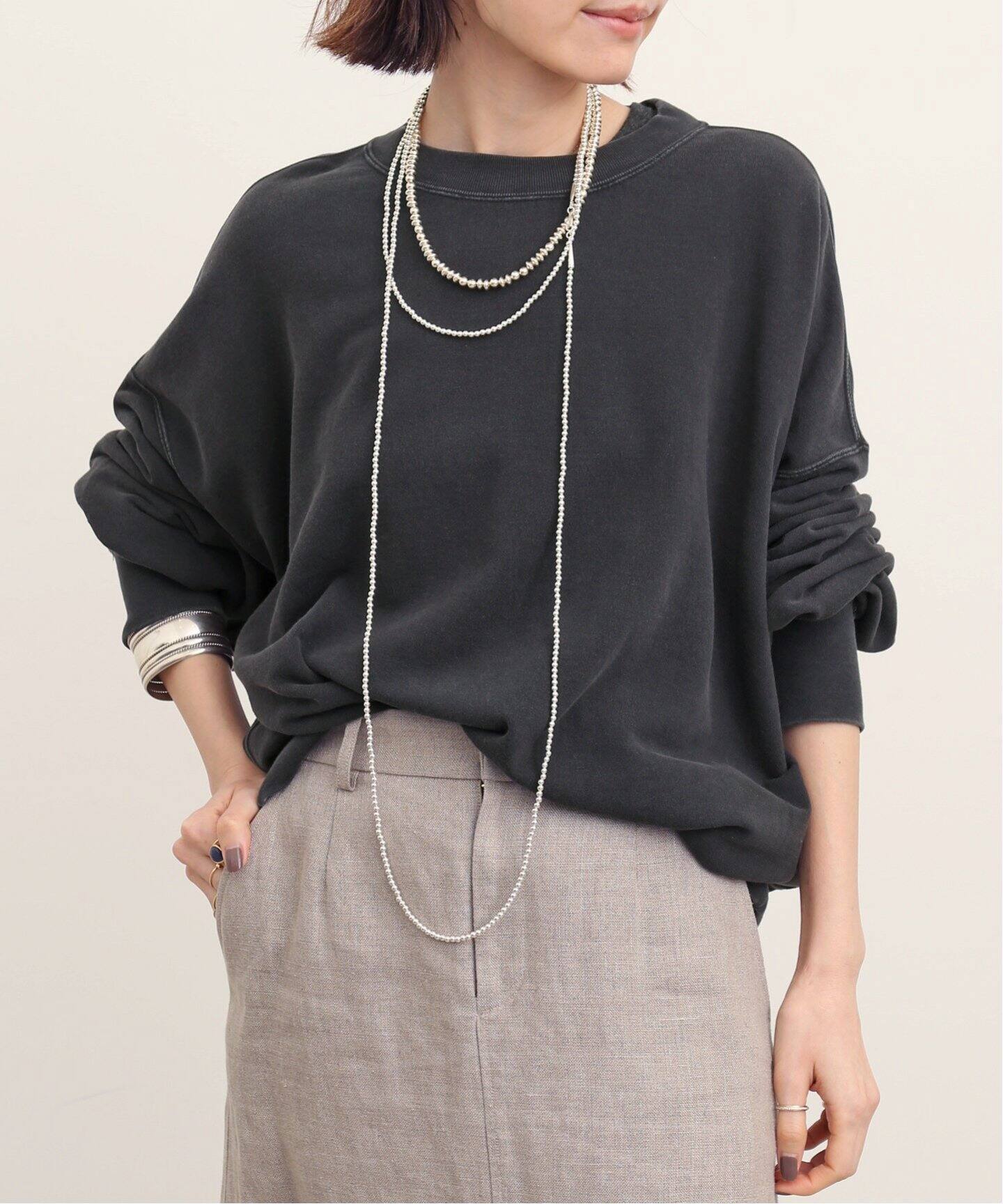 REMI RELIEF/レミレリーフ】SWEAT PULLOVER（スウェット）｜L  