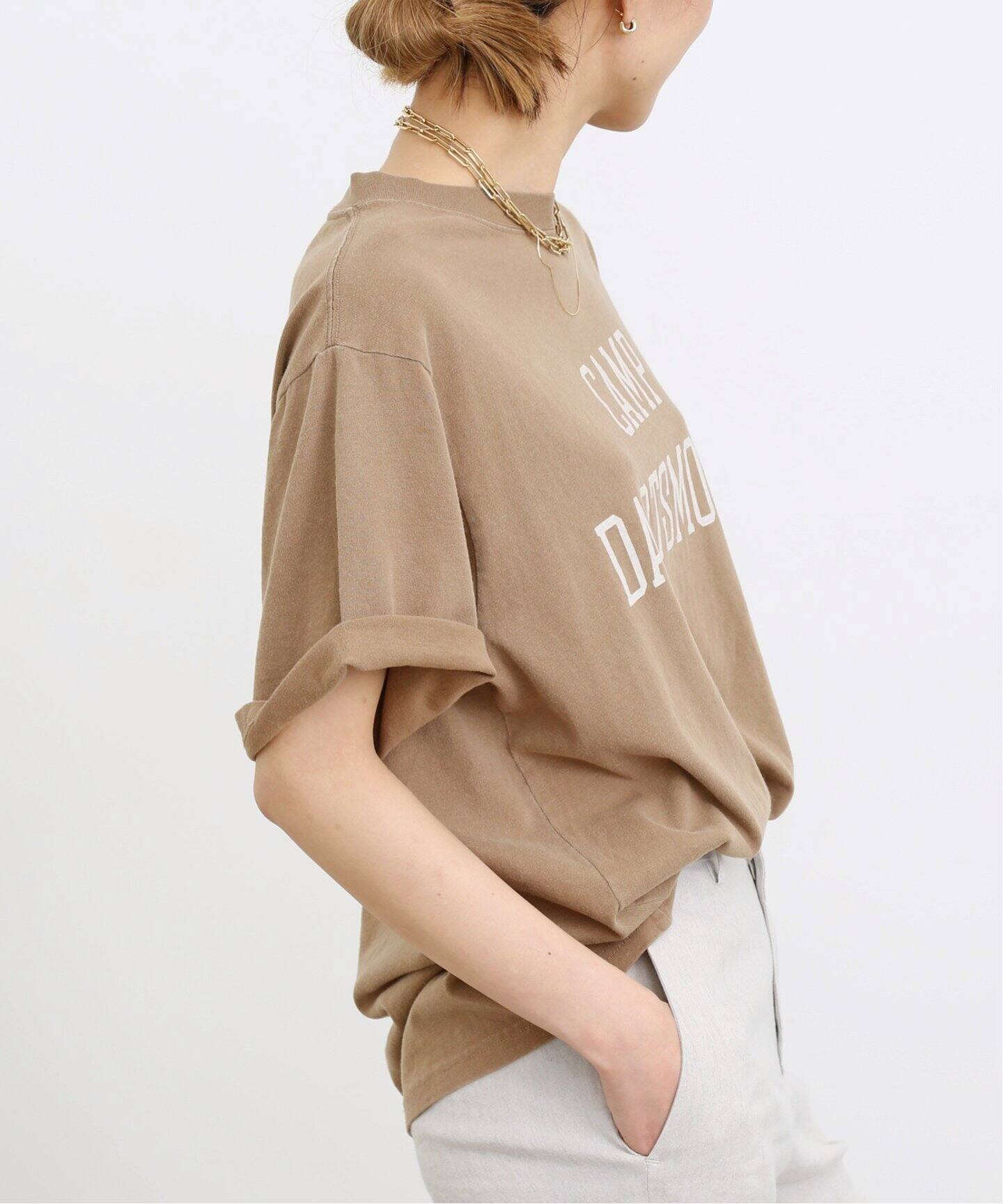 REMI RELIEF/レミレリーフ】CAMP DARTSMONTH T-SH（Tシャツ  