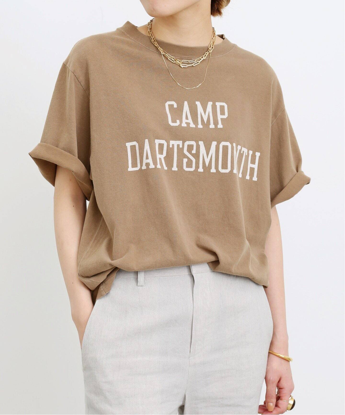REMI RELIEF/レミレリーフ】CAMP DARTSMONTH T-SH（Tシャツ 