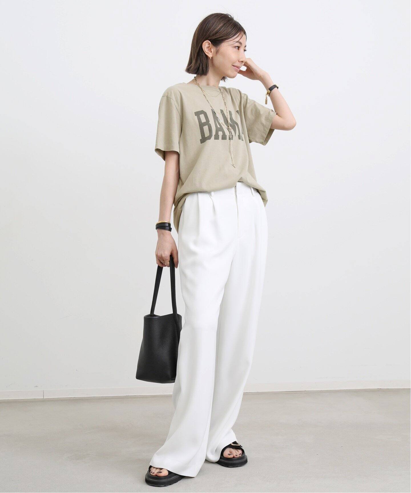 REMI RELIEF/レミレリーフ】BAMA T-SH（Tシャツ／カットソー）｜L  