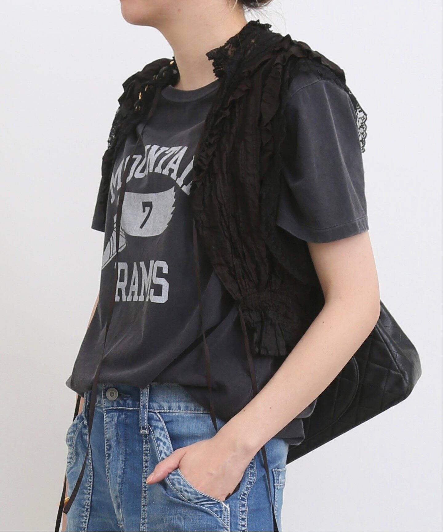 REMI RELIEF/レミレリーフ】MOUNTAIN RAMS T-SH（Tシャツ／カットソー  