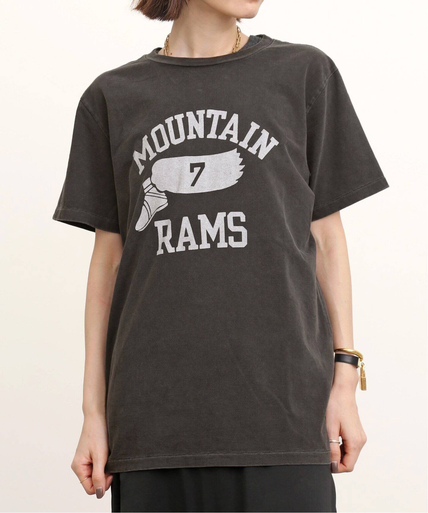 REMI RELIEF/レミレリーフ】MOUNTAIN RAMS T-SH（Tシャツ／カットソー  