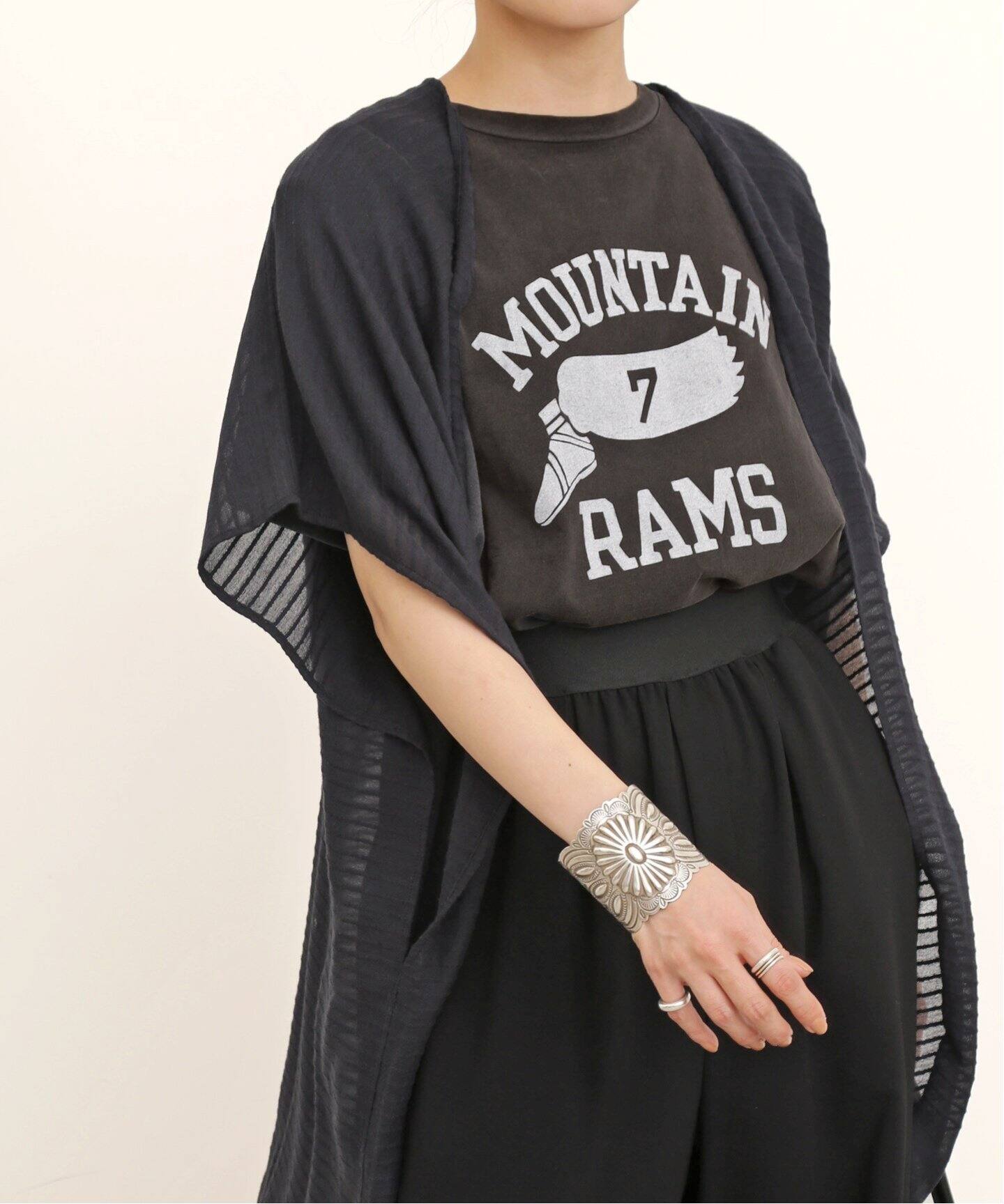 REMI RELIEF/レミレリーフ】MOUNTAIN RAMS T-SH（Tシャツ／カットソー  