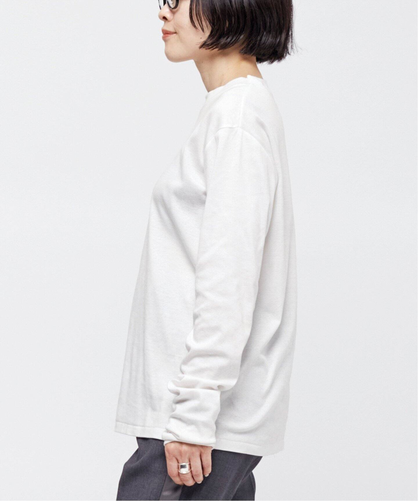 mock neck Longsleeve Tsh（Tシャツ／カットソー）｜AP STUDIO
