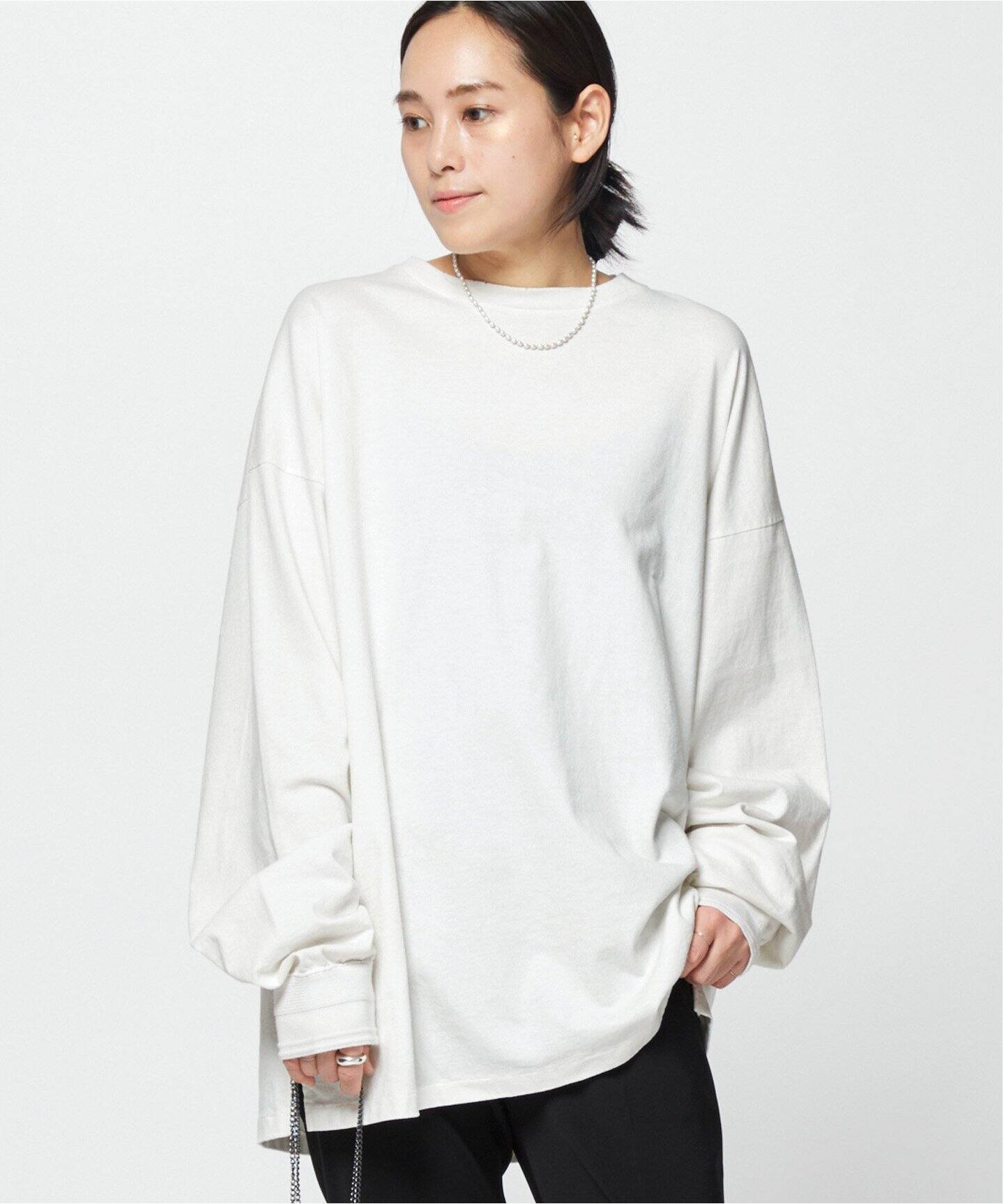 KURO/クロ】ダメージロングスリーブTシャツ（Tシャツ／カットソー  