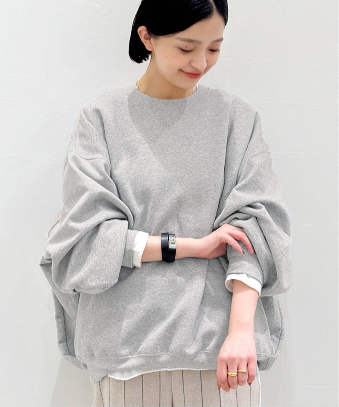 追加》【PRE_/プレ】ビッグスリーブスウェット（スウェット）｜AP  