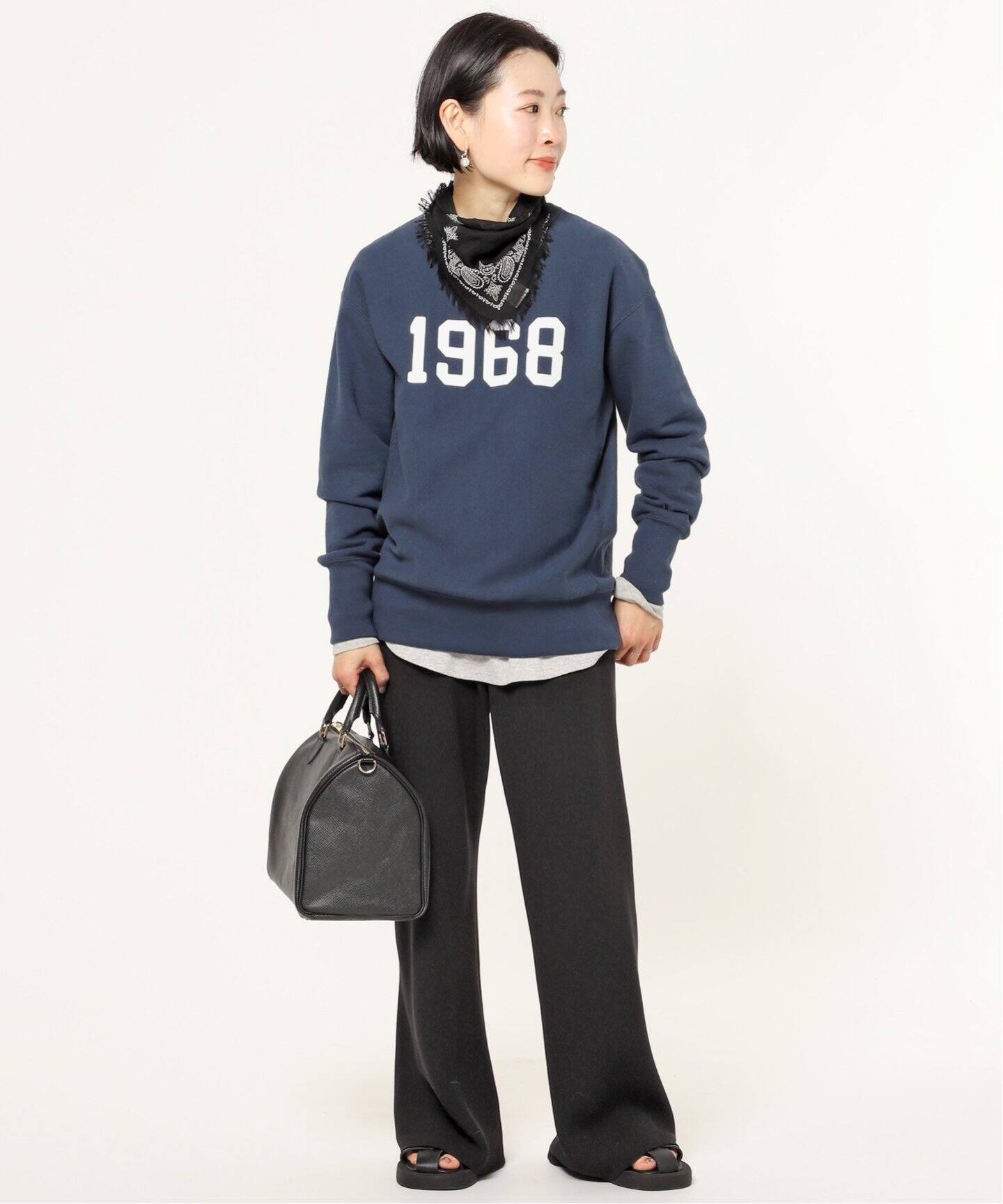 AMERICANA/アメリカーナ】1968 クルーネックスウェット（スウェット  