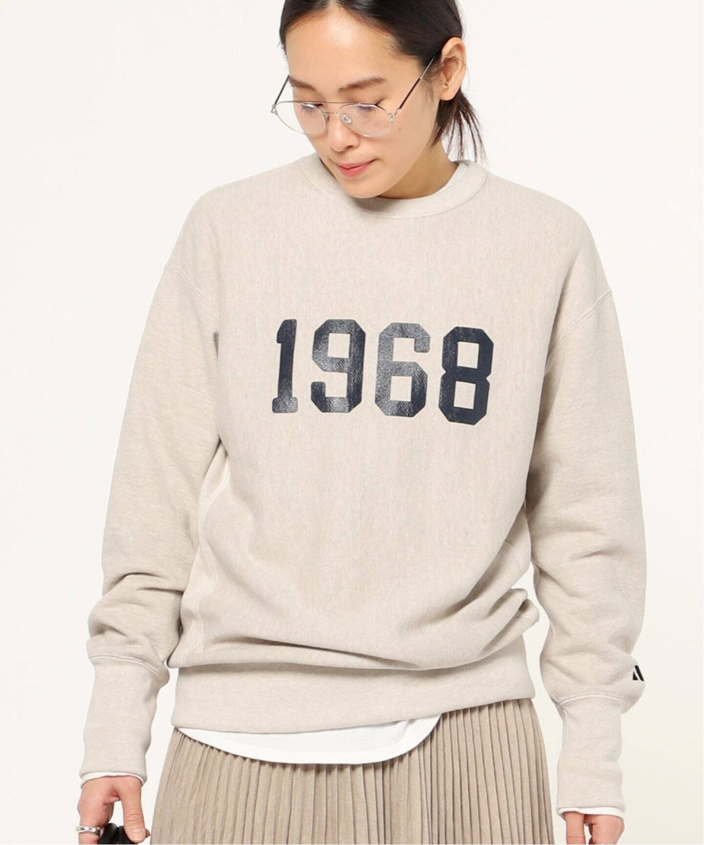 AMERICANA/アメリカーナ】1968 クルーネックスウェット（スウェット  